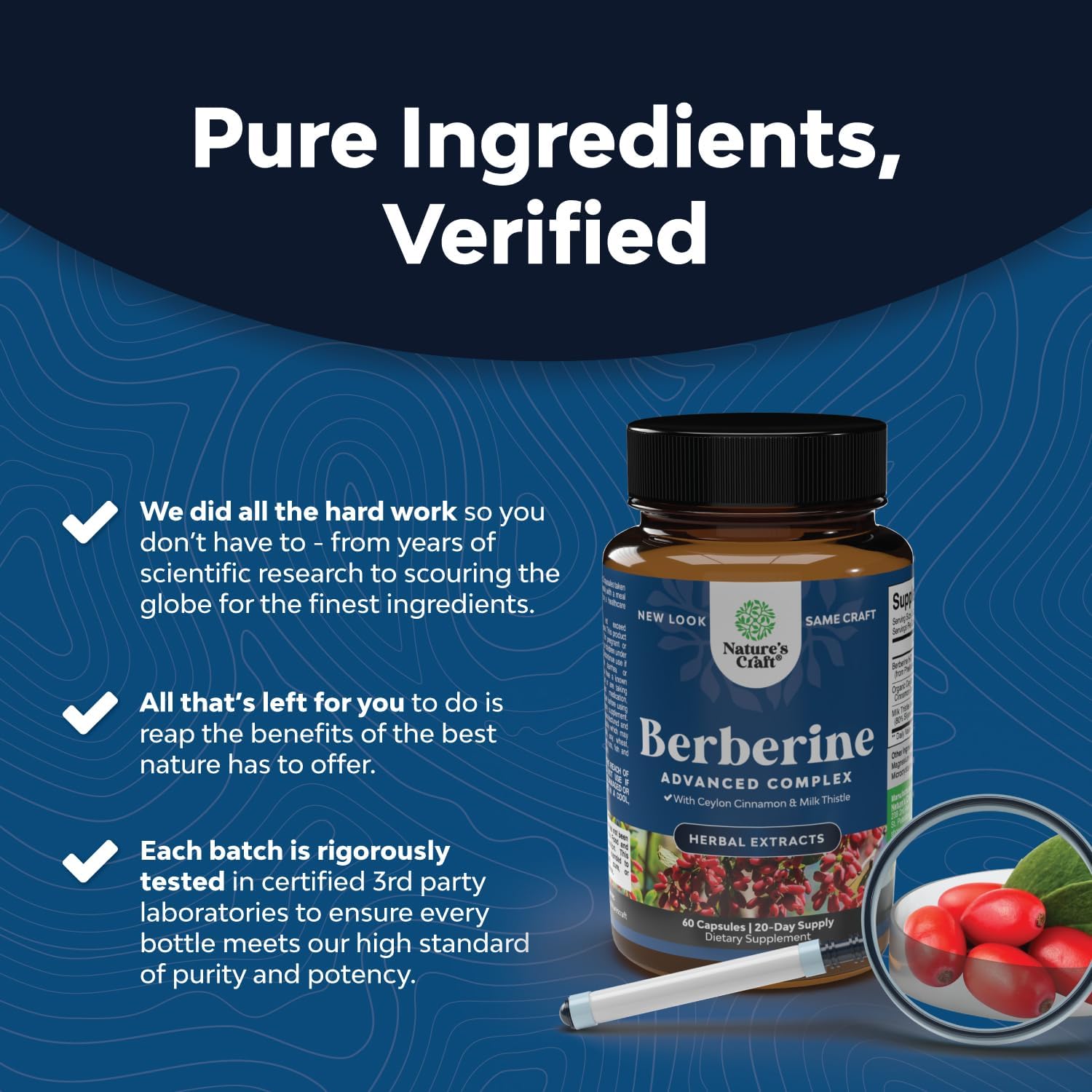 Balancing Berberine Plus 1200mg Per Serving Complex - Antioxidant Berberine with Ceylon Natures Craft buy supplements canada