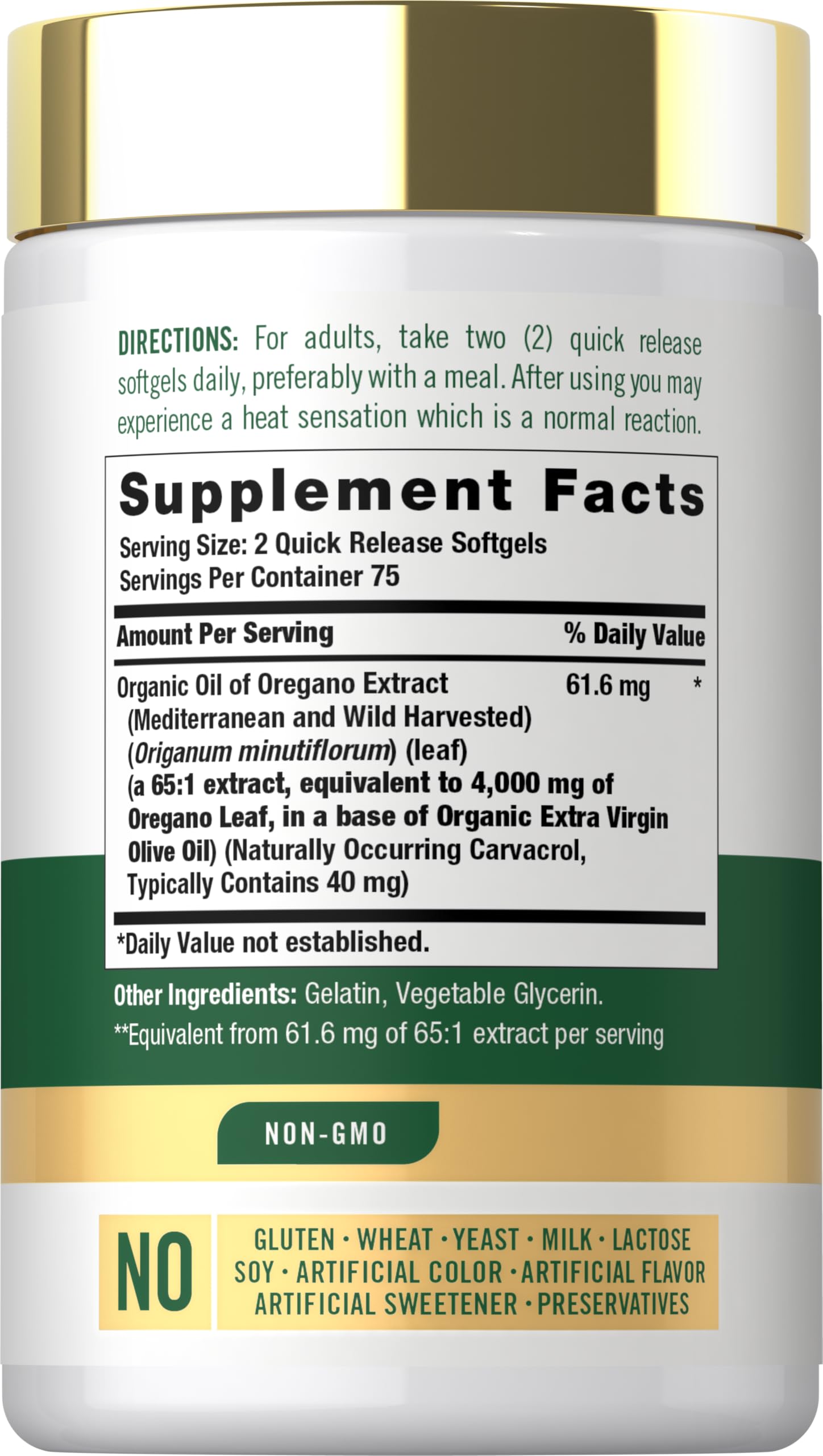 Carlyle Oregano Oil Supplement | 150 Softgel Capsules | Contains Carvacrol | Non-GMO & Gluten Free Formula Carlyle buy supplements canada