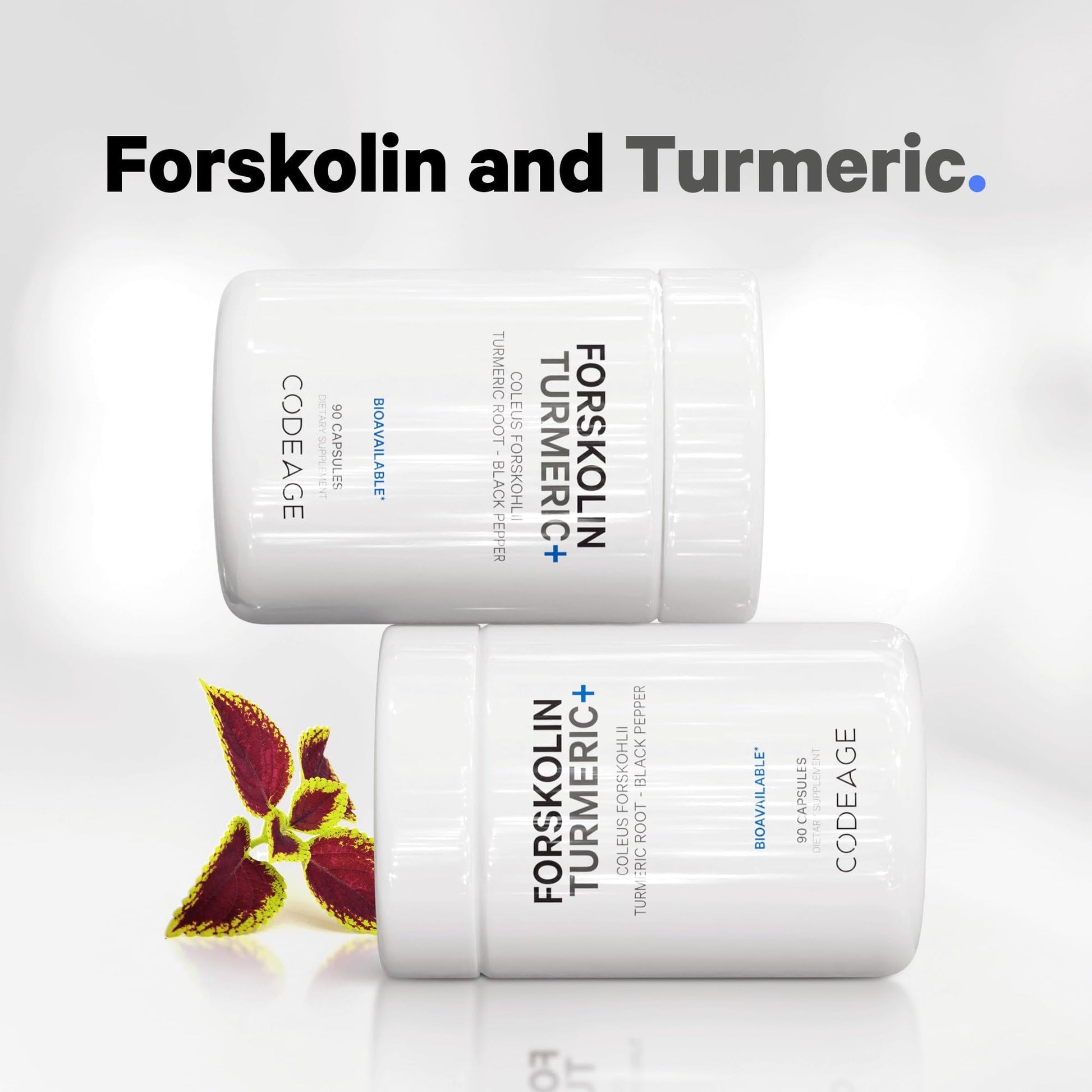 Codeage Forskolin, Pure Forskolin Coleus + Organic Turmeric Root Powder, 95% Curcumins Codeage buy supplements canada