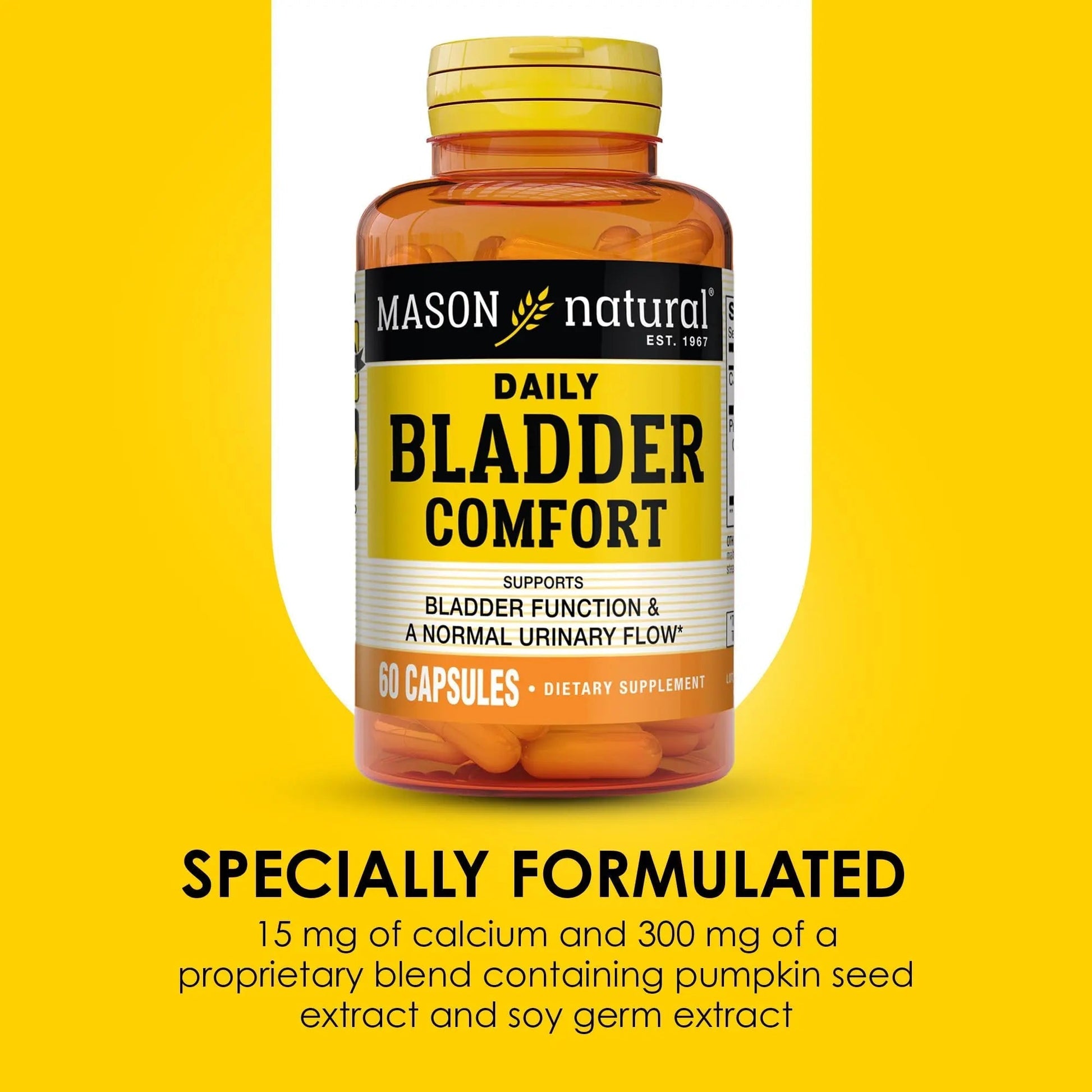 MASON NATURAL Daily Bladder Comfort, 30,Day Supply with Calcium, Pumpkin Seed, & Soy Germ to Support Normal Bladder Function MASON NATURAL buy supplements canada