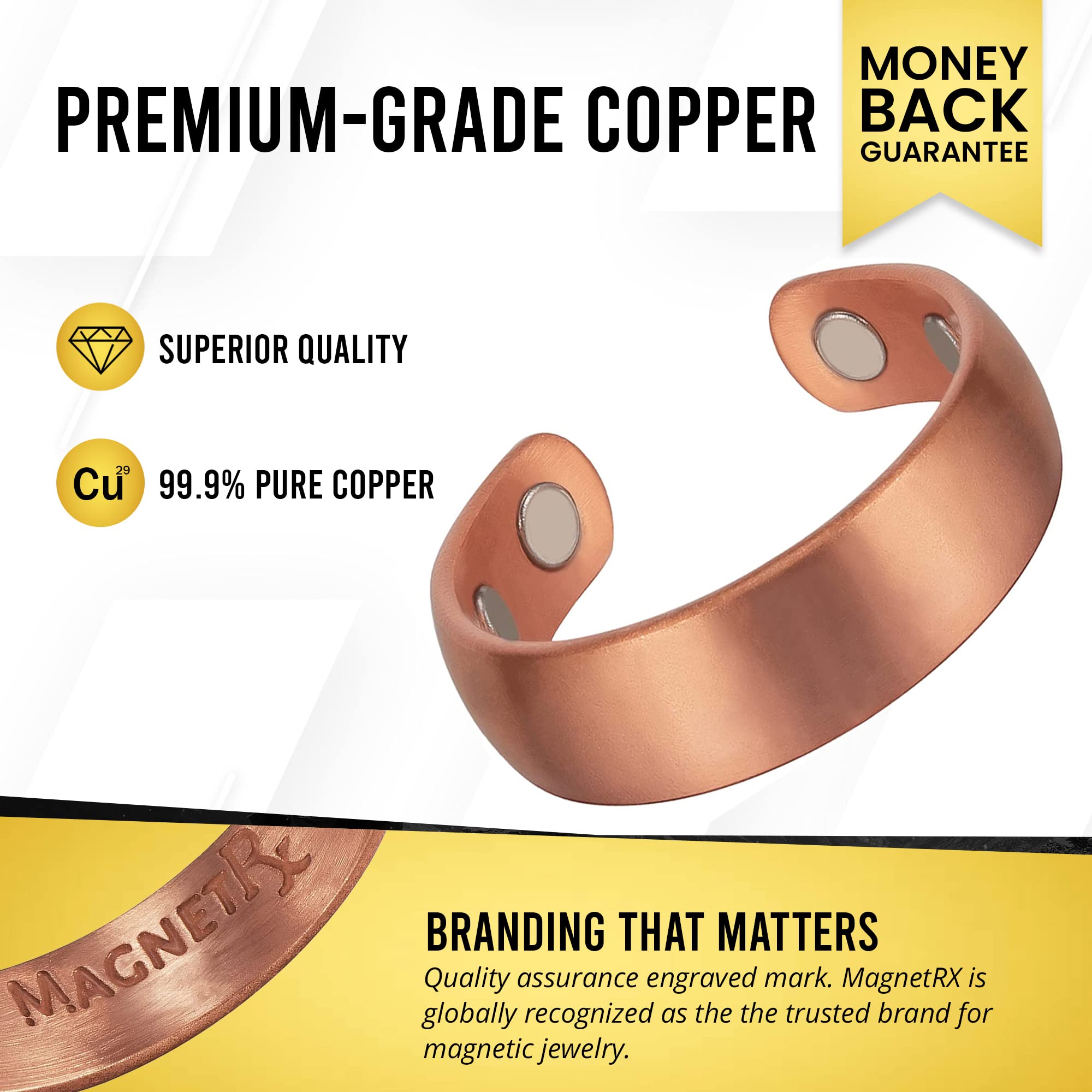 MagnetRX® Magnetic Copper Ring – Elegant Magnetic Rings – Copper Rings for Women & Men MagnetRX buy supplements canada