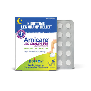 Boiron Arnicare Leg Cramps PM for Nighttime Relief from Cramping and Stiffness in Feet or Calves - 60 Tablets Boiron buy supplements canada