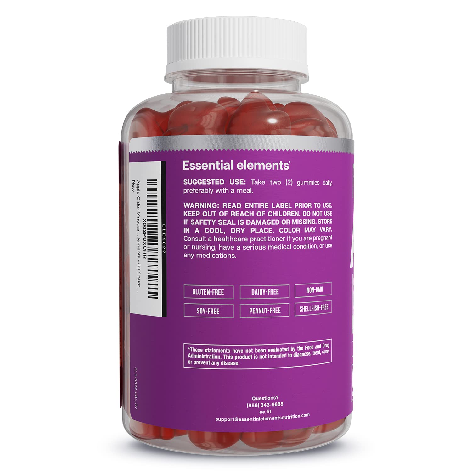 Essential Elements Apple Cider Vinegar Gummies from The Mother - Naturally-Sourced Essential Elements buy supplements canada