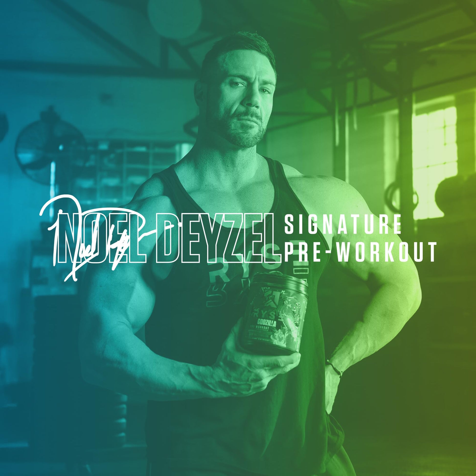 RYSE Godzilla X Noel Deyzel Pre Workout Powder - Monsterberry Lime - 400mg Caffeine, High Stim Pre-Workout for Men & Women with Citrulline & Beta Alanine - Energy, Pump & Focus - 20/40 Servings RYSE Up Supplements buy supplements canada