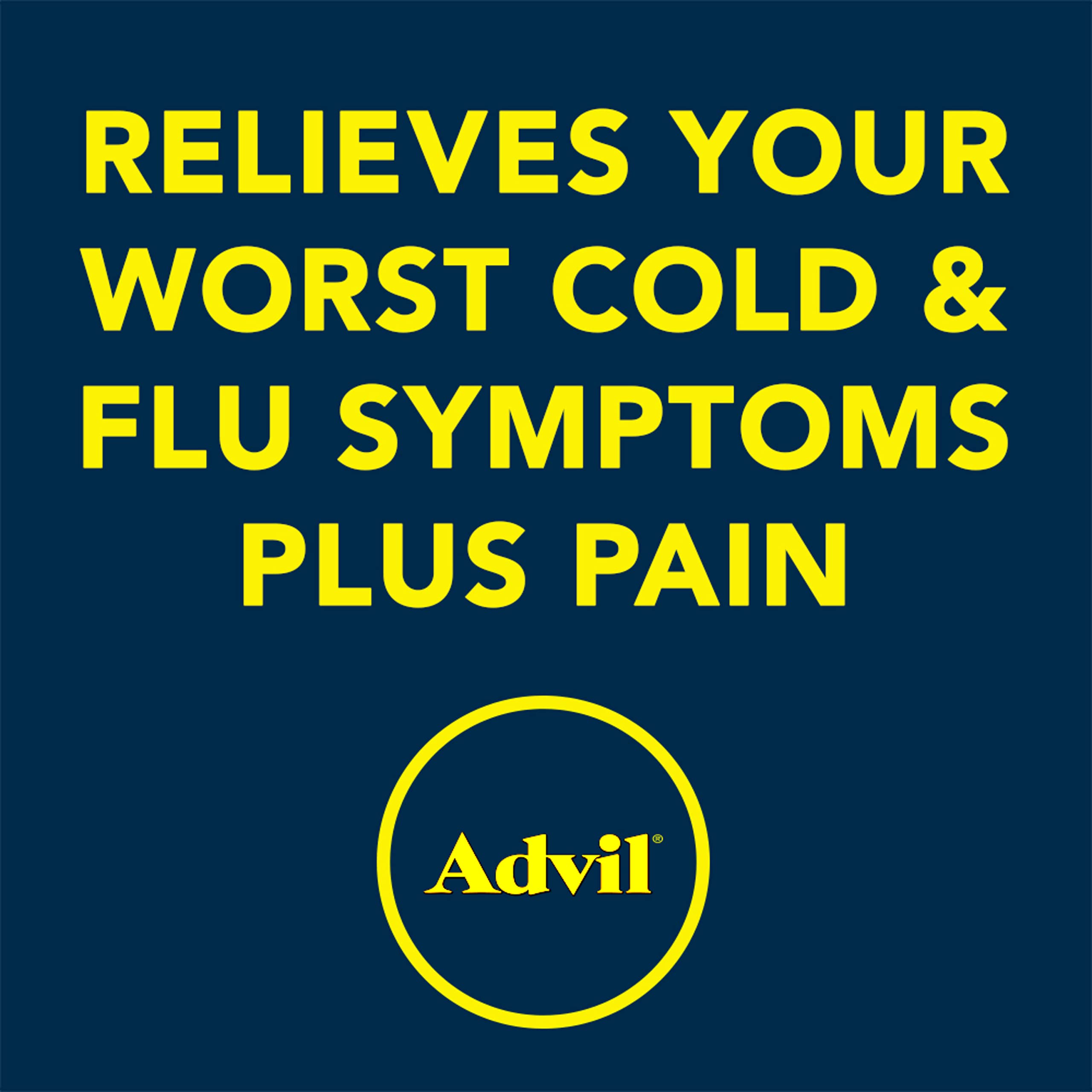 Advil Multi Symptom Cold and Flu Medicine, Cold Medicine for Adults with Ibuprofen, Phenylephrine HCL Advil buy supplements canada