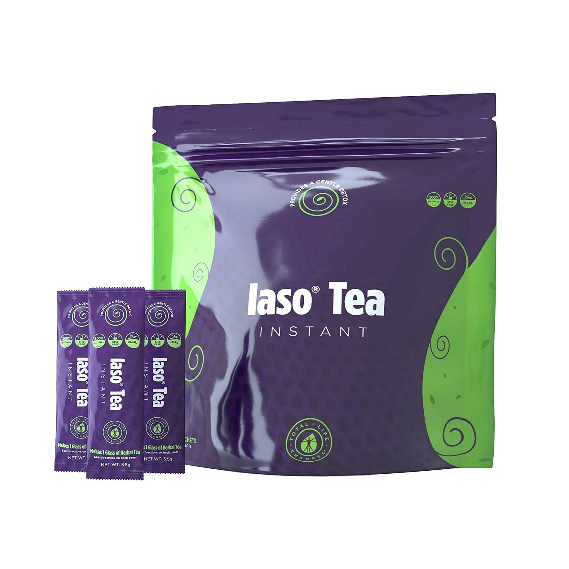TLC Total Life Changes IASO Natural Detox Instant Herbal Tea - Expiration Date on the Top Total Life Changes buy supplements canada