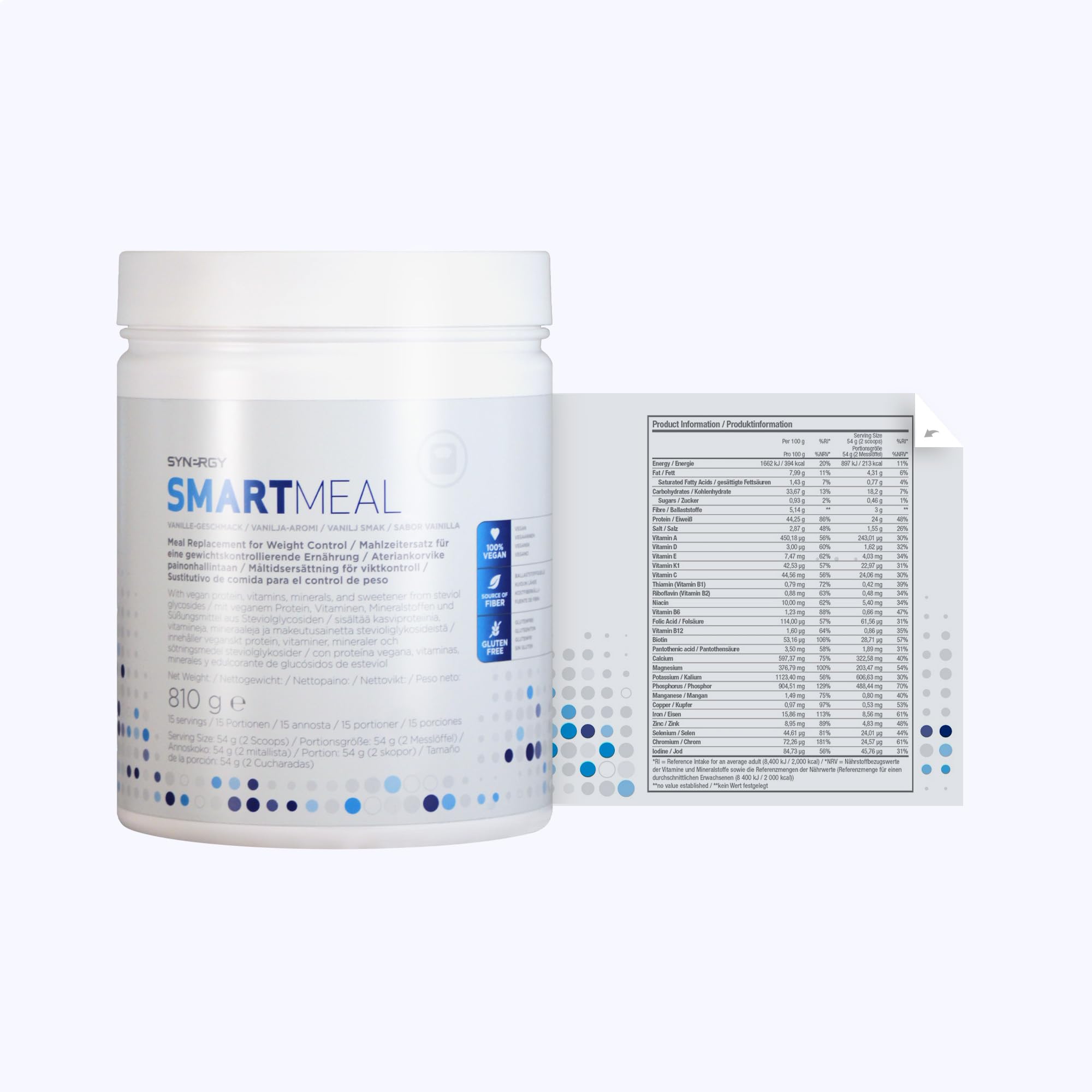 Synergy Worldwide Smartmeal 810 g | 24g protein powder meal replacement Synergy Worldwide buy supplements canada