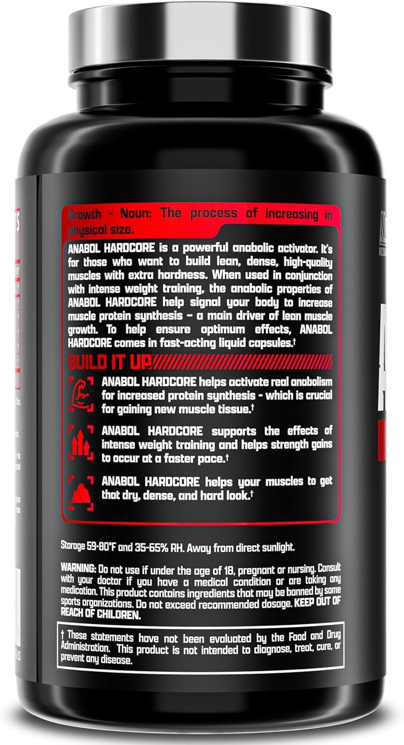 Nutrex Research Anabol Hardcore Anabolic Activator, Muscle Builder and Hardening Agent, 60 Pills Nutrex Research buy supplements canada
