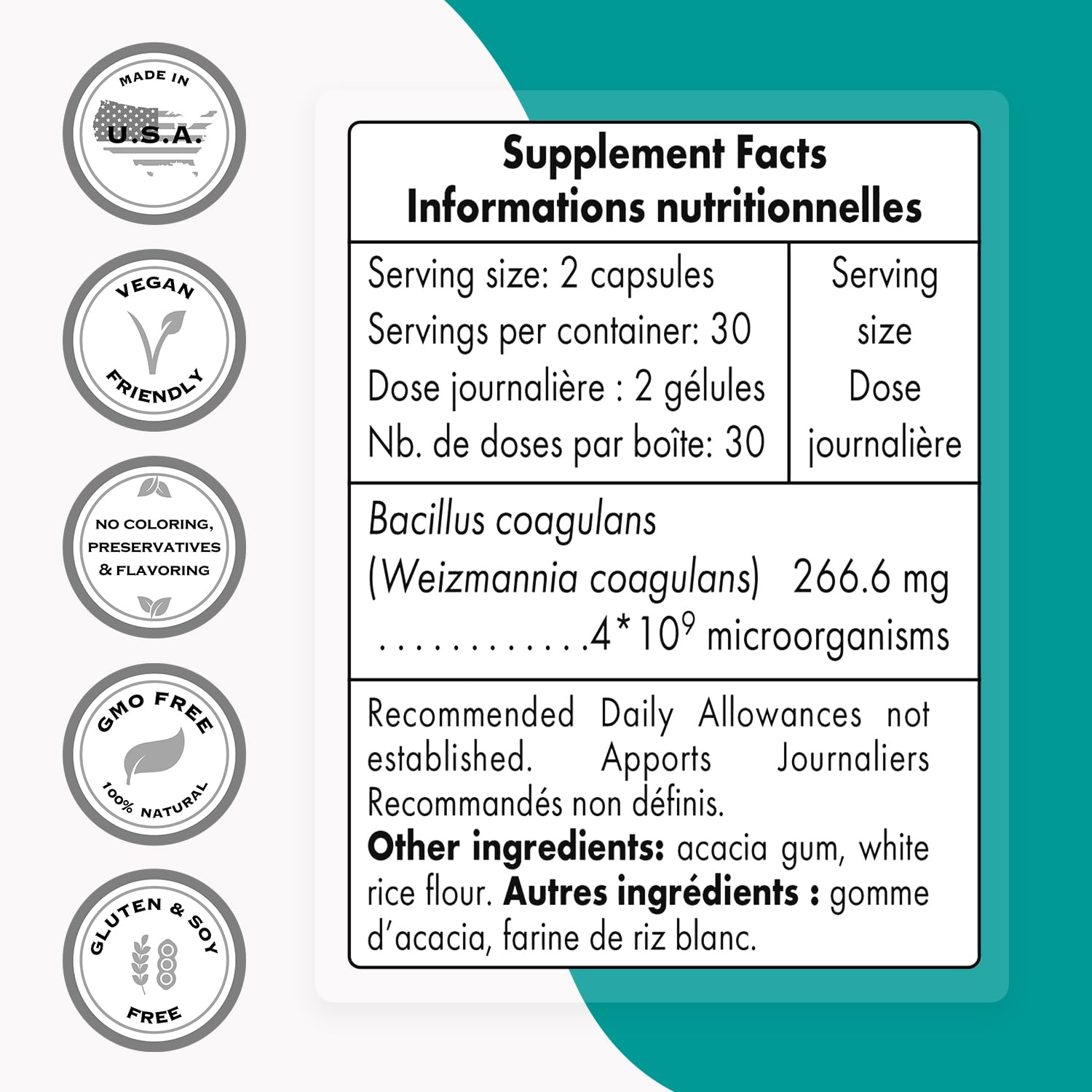 Supersmart - Bacillus Coagulans Probiotic 4 Billion CFU per Day (High Absorption) Supersmart buy supplements canada