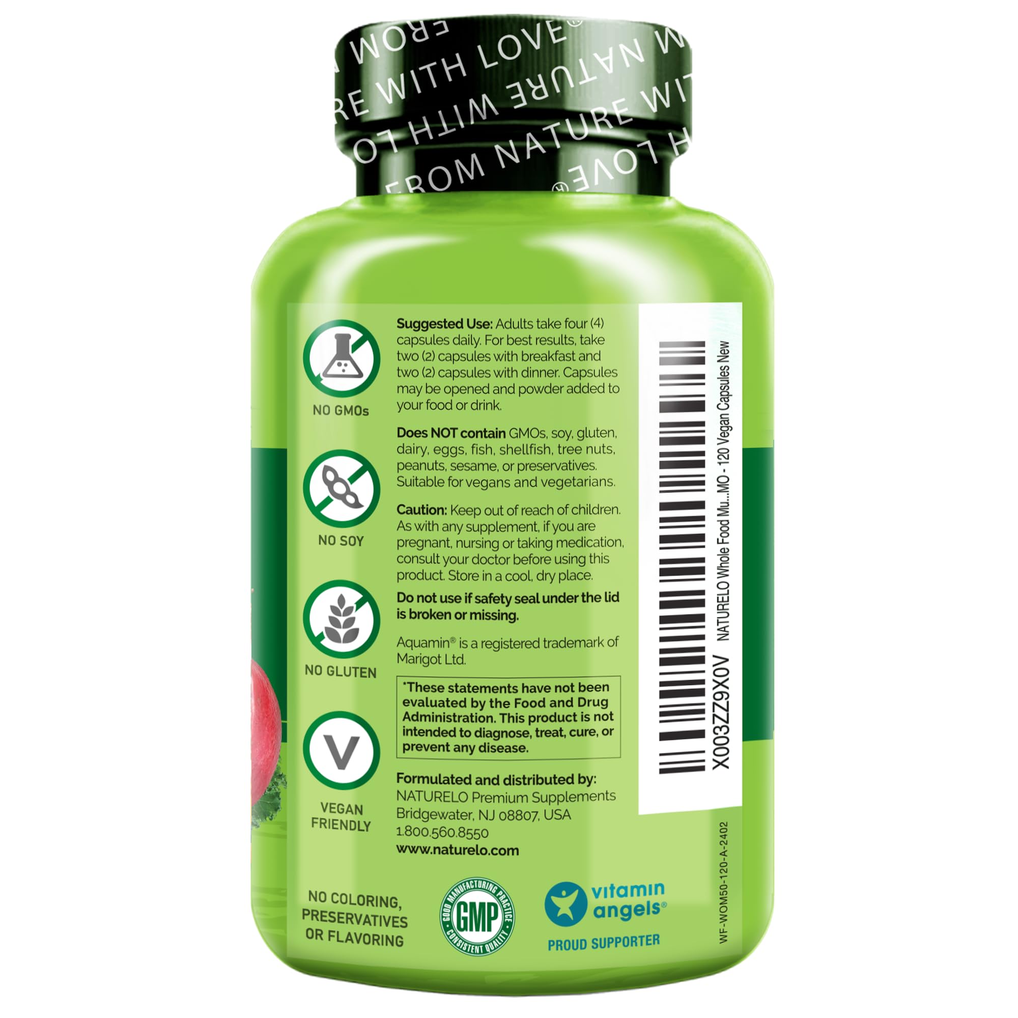 NATURELO Whole Food Multivitamin for Women 50+ (Iron Free) with Vitamins, Minerals, & Organic Extracts - Supplement for Post Menopausal Women Over 50 NATURELO buy supplements canada