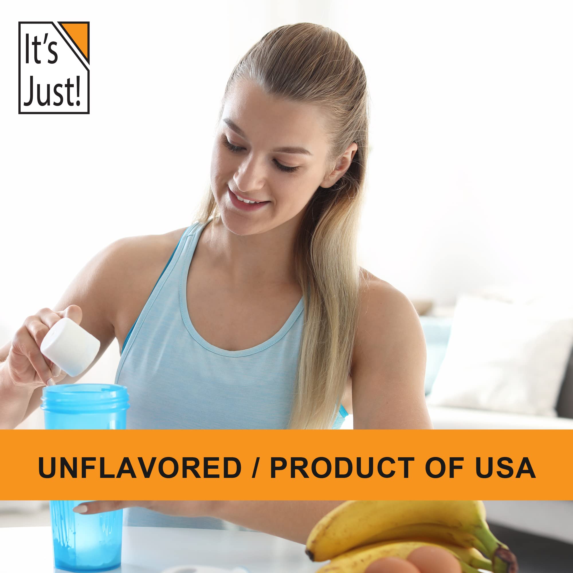 It's Just! - 100% Whey Protein Concentrate, Made in USA, Premium WPC-80, No Added It's Just! buy supplements canada