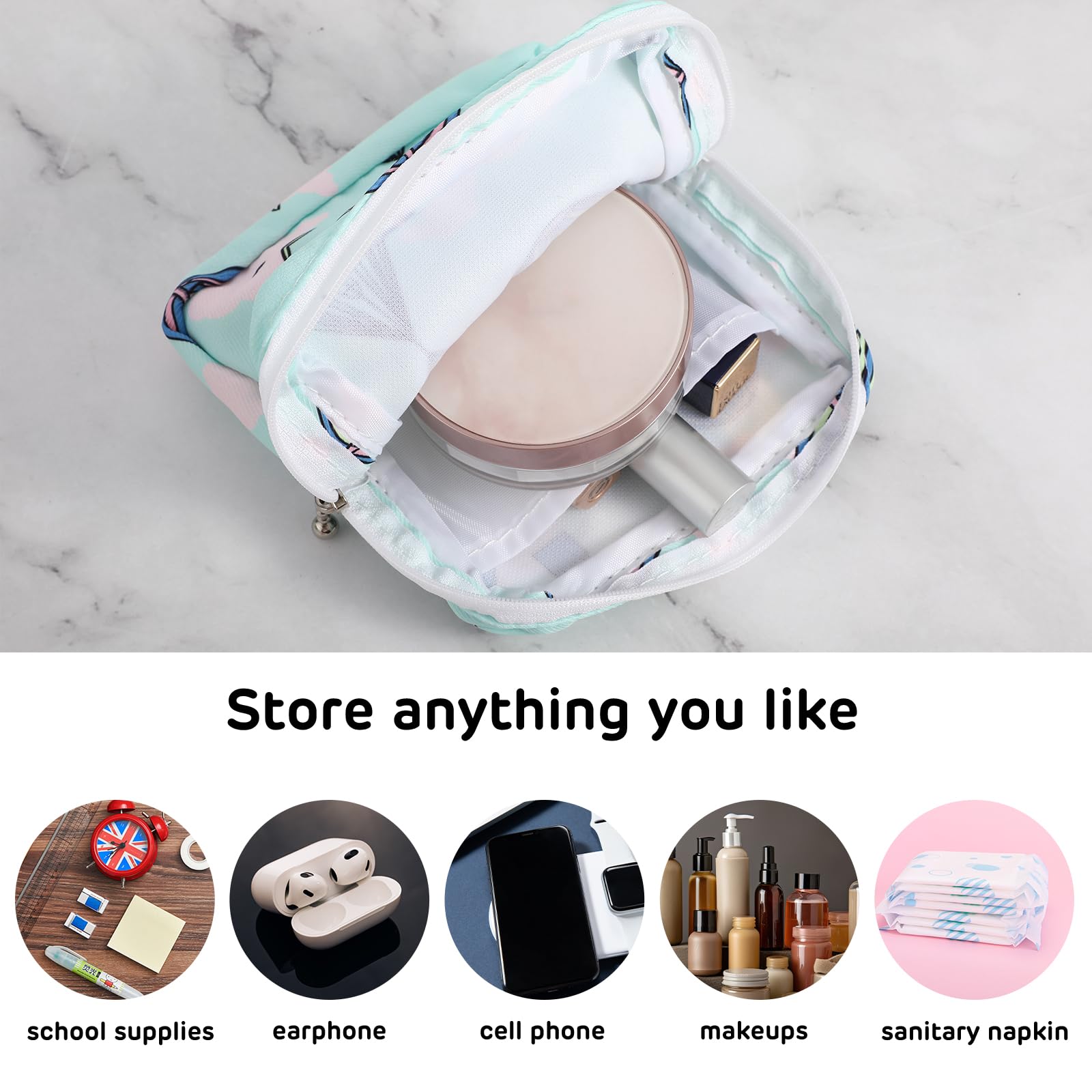 3Pcs Period Bag, Sanitary Pad Storage Bag Samll Period Pouch for Purse Cute Menstrual Period Bag Aster buy supplements canada