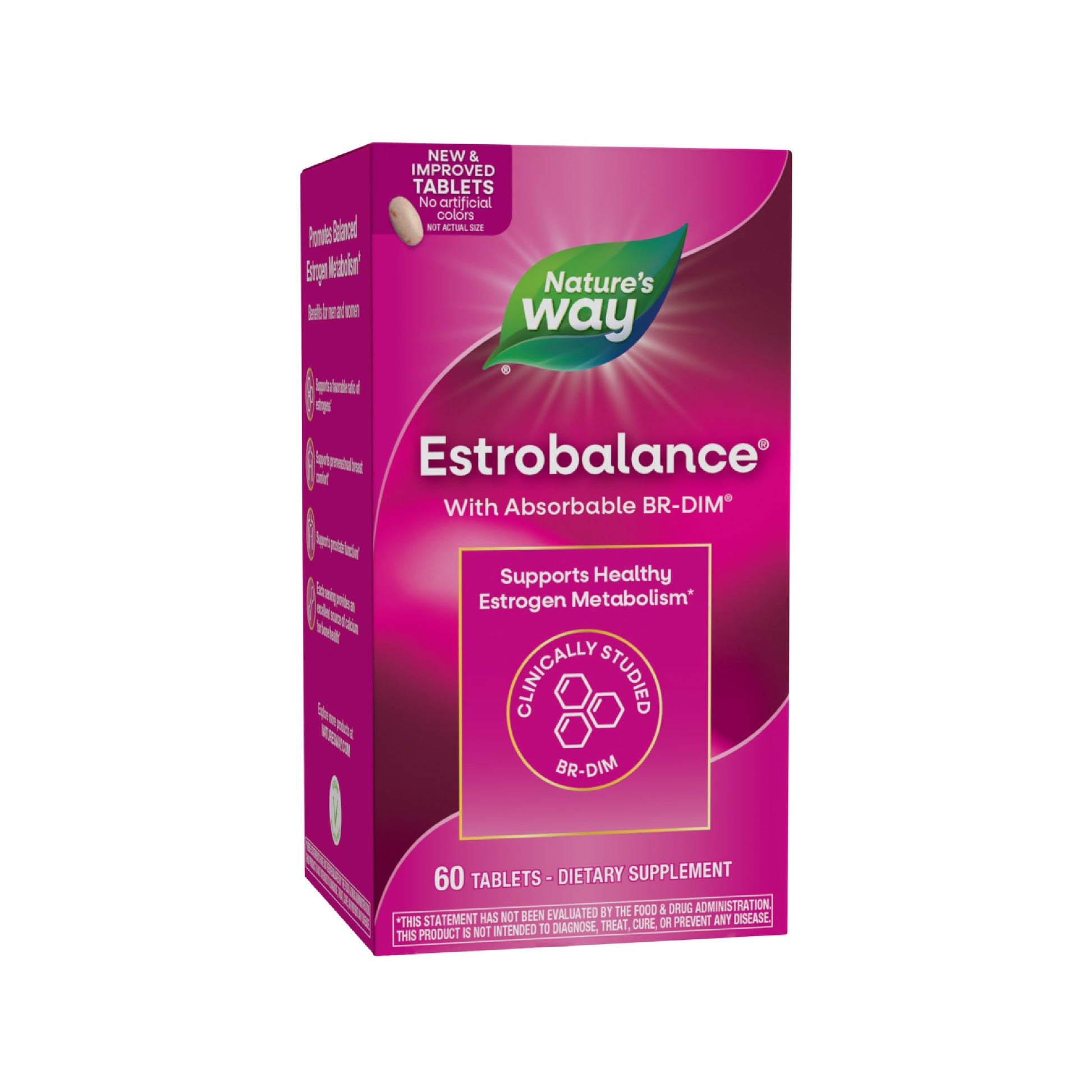 Nature's Way Estrobalance, Absorbable BR-DIM, Supports Healthy Estrogen Metabolism*, Vegan, Gluten Free, 60 Tablets (Packaging May Vary) Nature's Way buy supplements canada