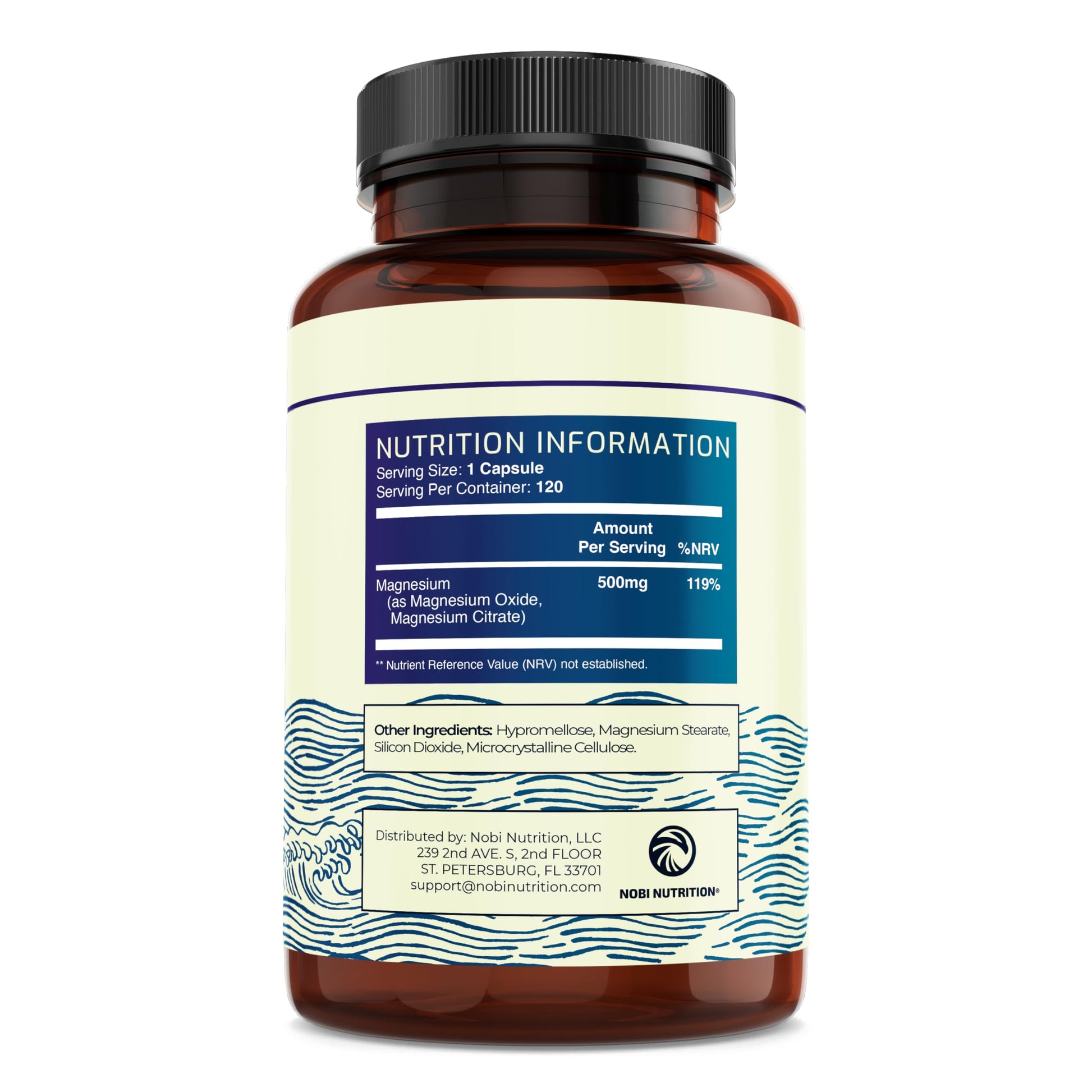 Magnesium Citrate Complex 500 MG for Calm, Relaxation, Constipation & Digestion Nobi Nutrition buy supplements canada