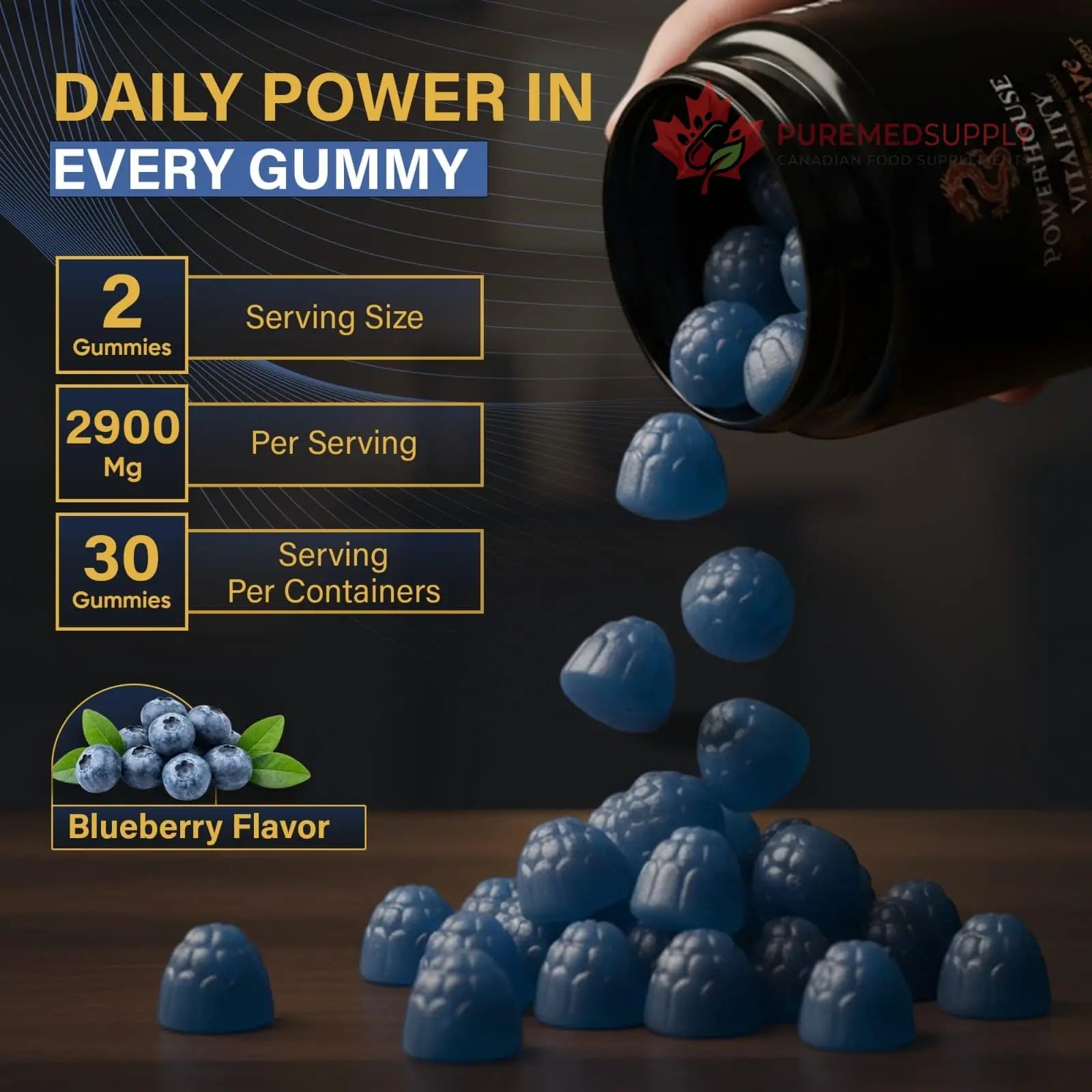Powerhouse Vitality LifeRevive - Overall Vitality Boost | Vitamin Gummies for Men & Women Powerhouse Vitality buy supplements canada