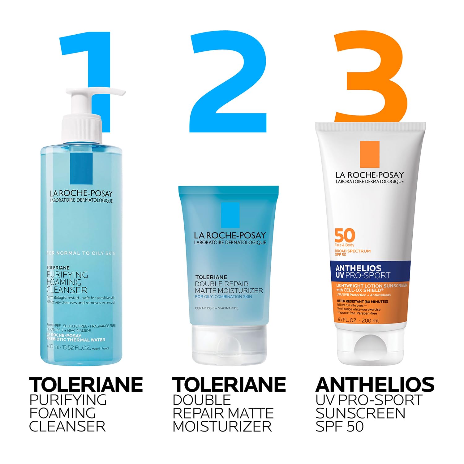 La Roche-Posay Anthelios UV Pro-Sport SPF 50 Sunscreen for Face & Body, Water & Sweat Resistant with Non-Drip Formula, Invisible Broad Spectrum Sunscreen Lotion La Roche-Posay buy supplements canada