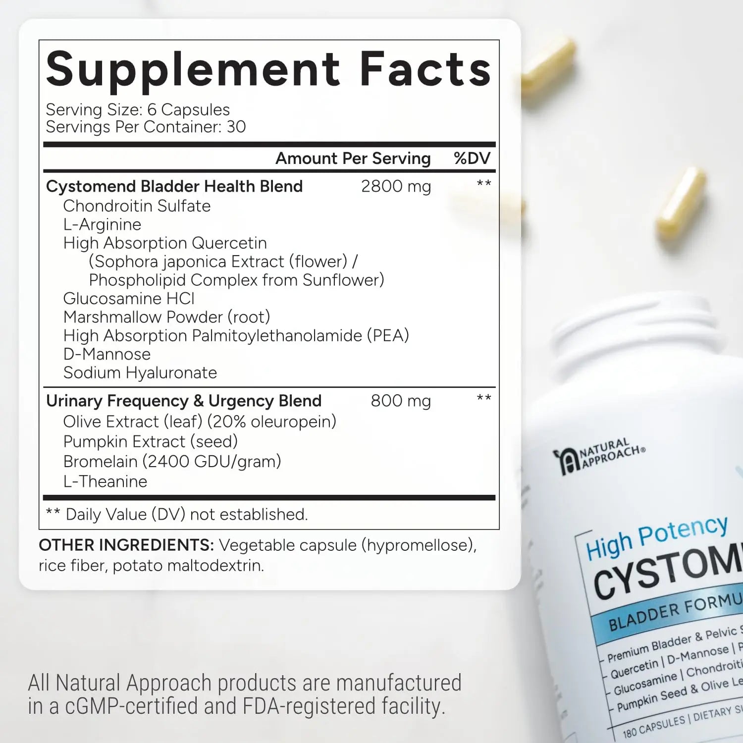 CystoMend Bladder & Pelvic Discomfort Formula (High Potency) - Supports Less Flares & Urgency* - Premium Bladder Support for Women & Men - USA Manufactured & Third-Party Tested - 180 Capsules CystoMend buy supplements canada