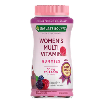 Nature's Bounty Optimal Solutions Women's Multivitamin, Immune and Cellular Energy Support, Bone Health, Raspberry Flavor Nature's Bounty Optimal Solutions buy supplements canada