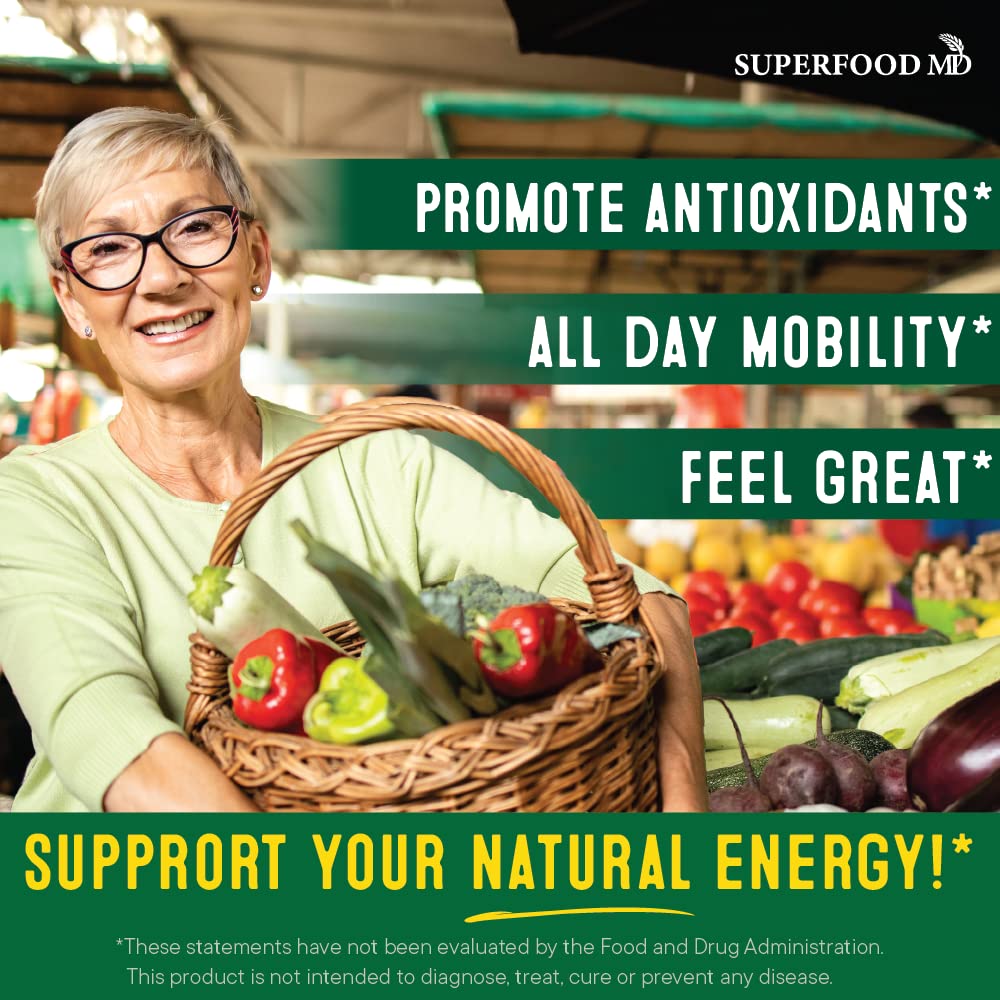 Superfood Fruit and Veggie Supplement - Fruit and Veggie Capsules 100% Whole Super Fruits and Super Vegetables Supplements & Vitamins, with Beta Carotene (720 Count (Pack of 4)) Superfood MD buy supplements canada