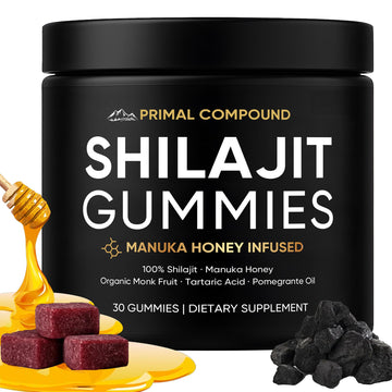 TOGOLIUN Primal Compound Shilajit Gummies for Men,with Manuka Honey, Organic Monk Fruit & Fulvic Acid, Shilajit Gummies Energy Supplements, 30 Gummies TOGOLIUN buy supplements canada