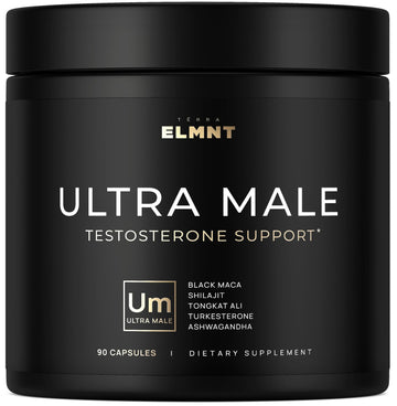 ULTRA MALE® Premium for Men w. 100:1 Shilajit, 40:1 Black Maca, Ashwagandha 25%, Tongkat Ali 10% - Clinical Strength Male Enhancing Supplement for Men Health Libido+ TERRA ELMNT buy supplements canada