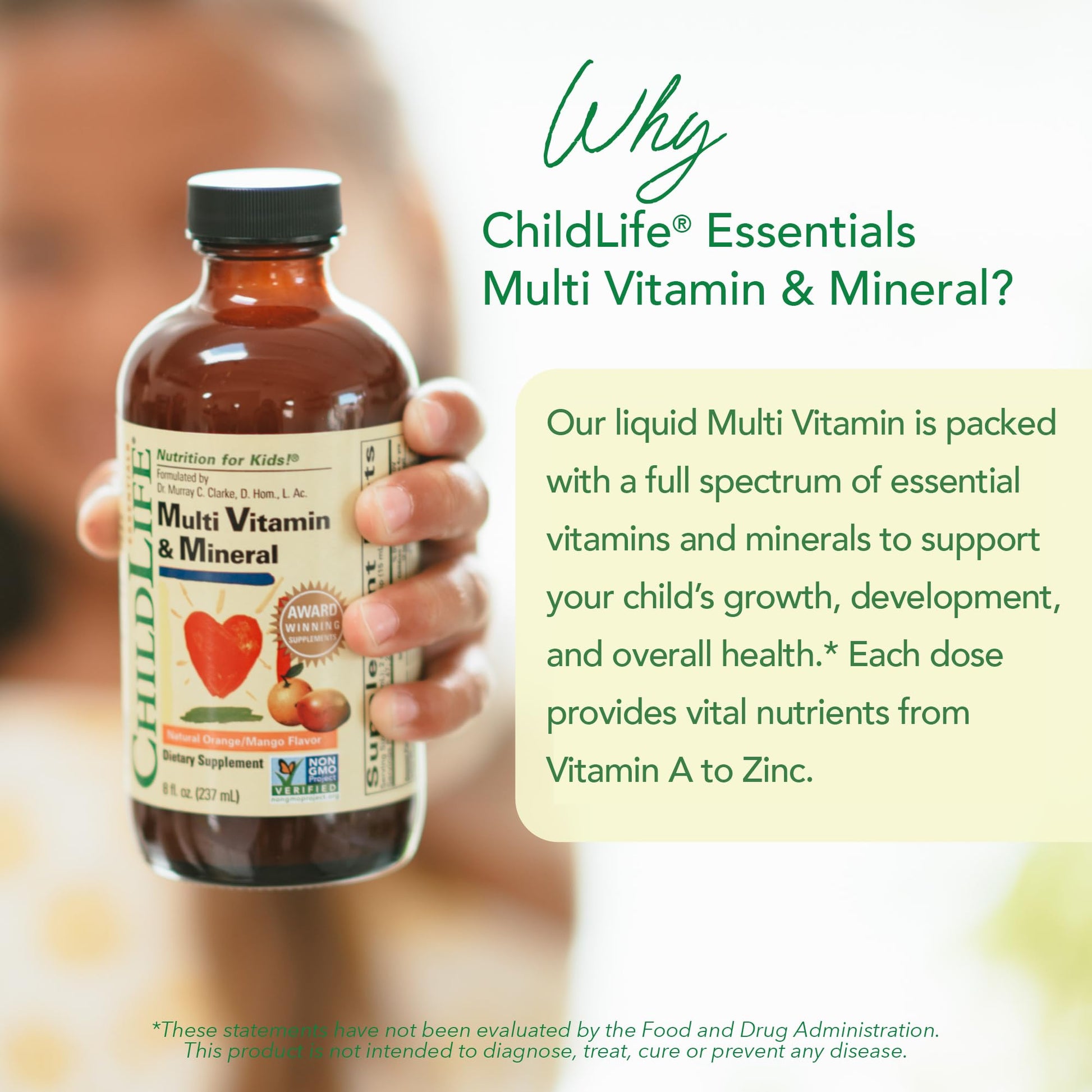 CHILDLIFE ESSENTIALS Kids Multivitamin & Mineral - Kids Vitamins, Liquid Multivitamin for Kids, Toddler Multivitamins, Liquid Vitamins, Baby Multivitamin - Natural Orange & Mango, 8 Fl Oz (Pack of 2) CHILDLIFE ESSENTIALS buy supplements canada