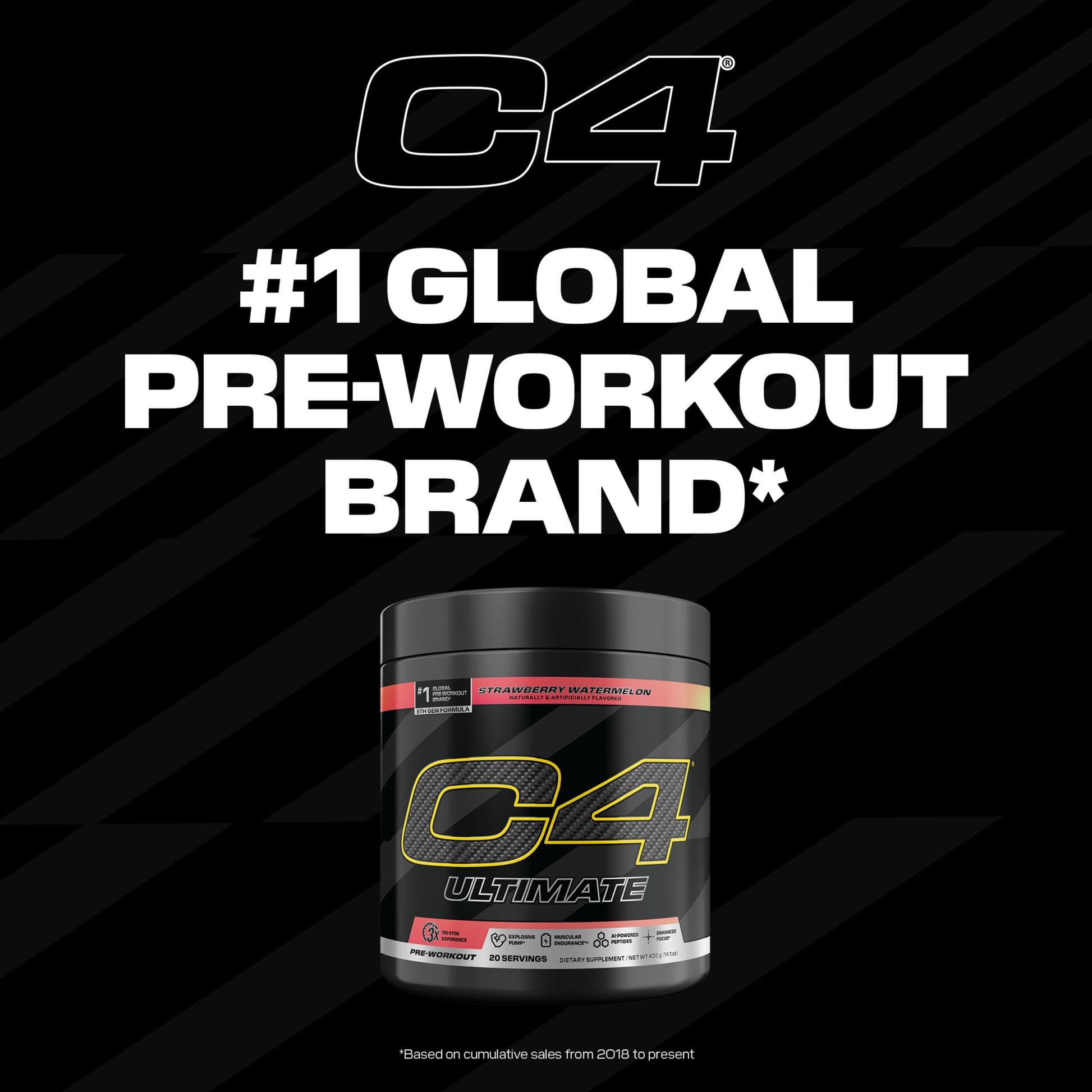 C4 Ultimate Pre Workout Powder Watermelon - Sugar Free Preworkout Energy Supplement for Men & Women - 300mg Caffeine + 3.2g Beta Alanine C4 buy supplements canada