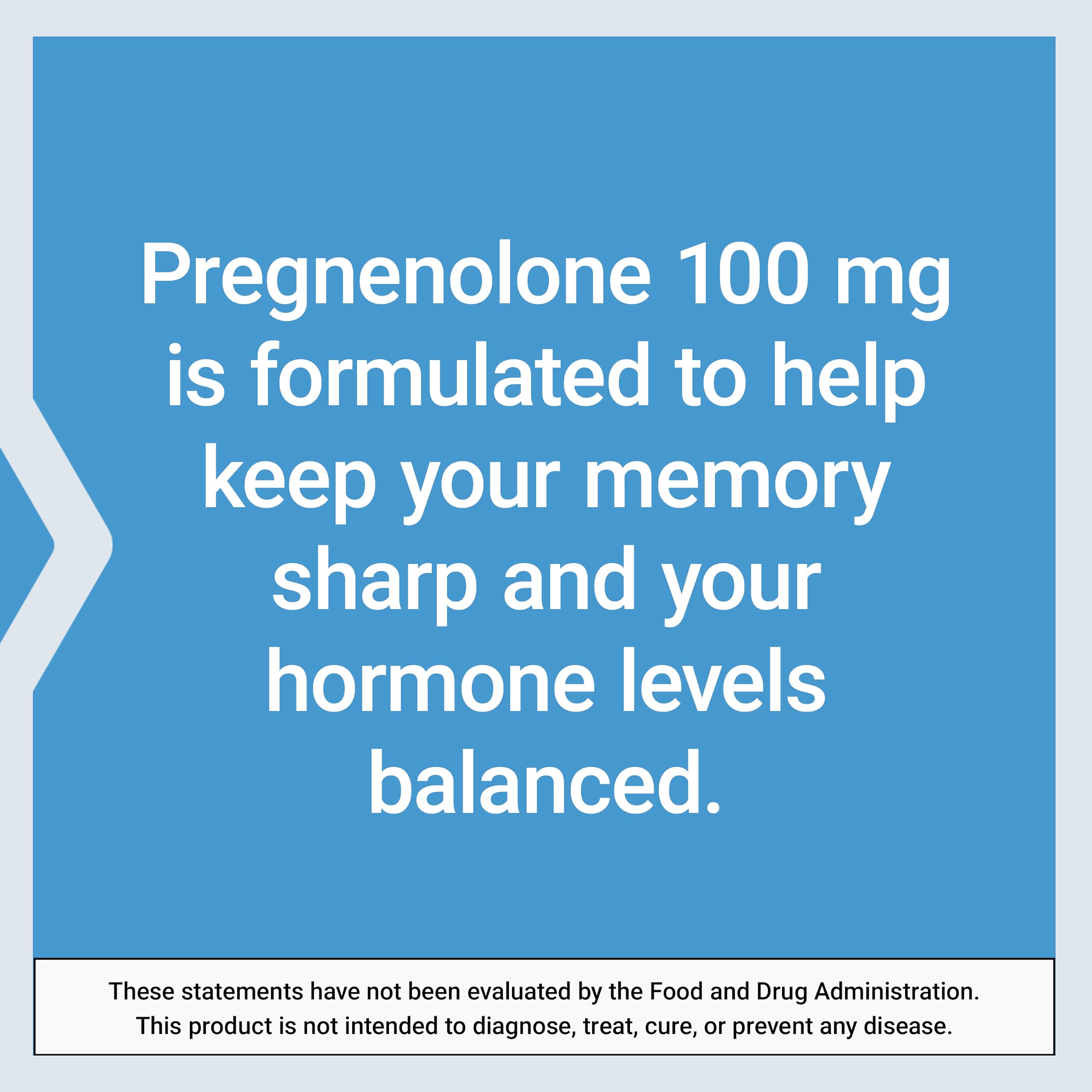 Life Extension Pregnenolone - Hormone Balance Supplement for Healthy Hormone Levels, 100 mg - Hormone Balance, Memory, Focus, Cognitive Health - Gluten-Free, Non-GMO, 100 Capsules Life Extension buy supplements canada