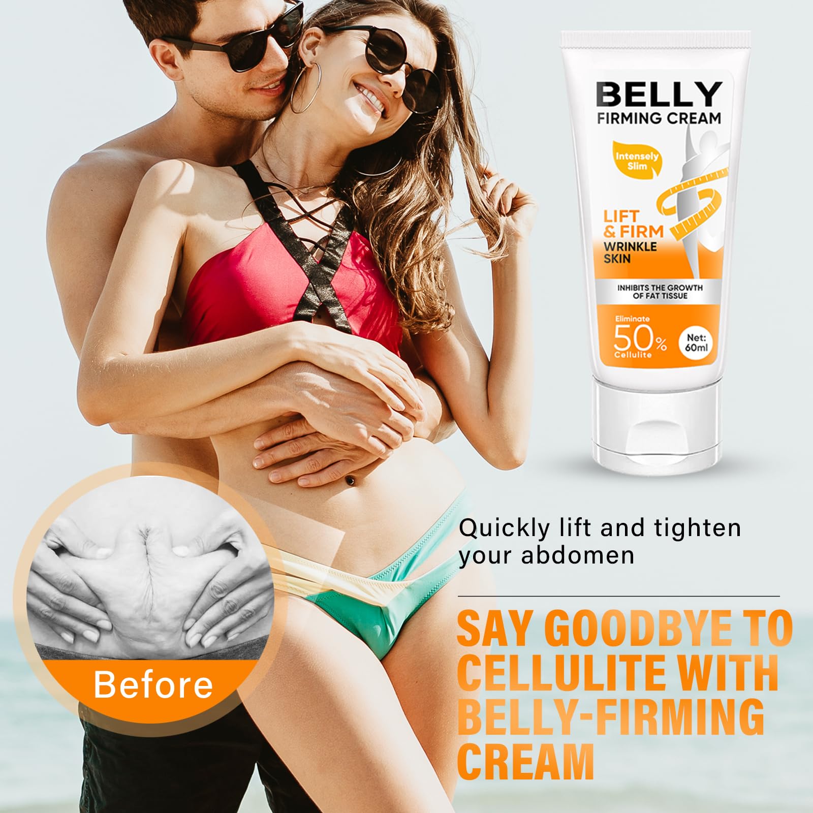 B Flat Belly Firming Cream, Skin Tightening & Cellulite Cream, Moisturizing Firming Lotion Weeping Willow Oil Co buy supplements canada
