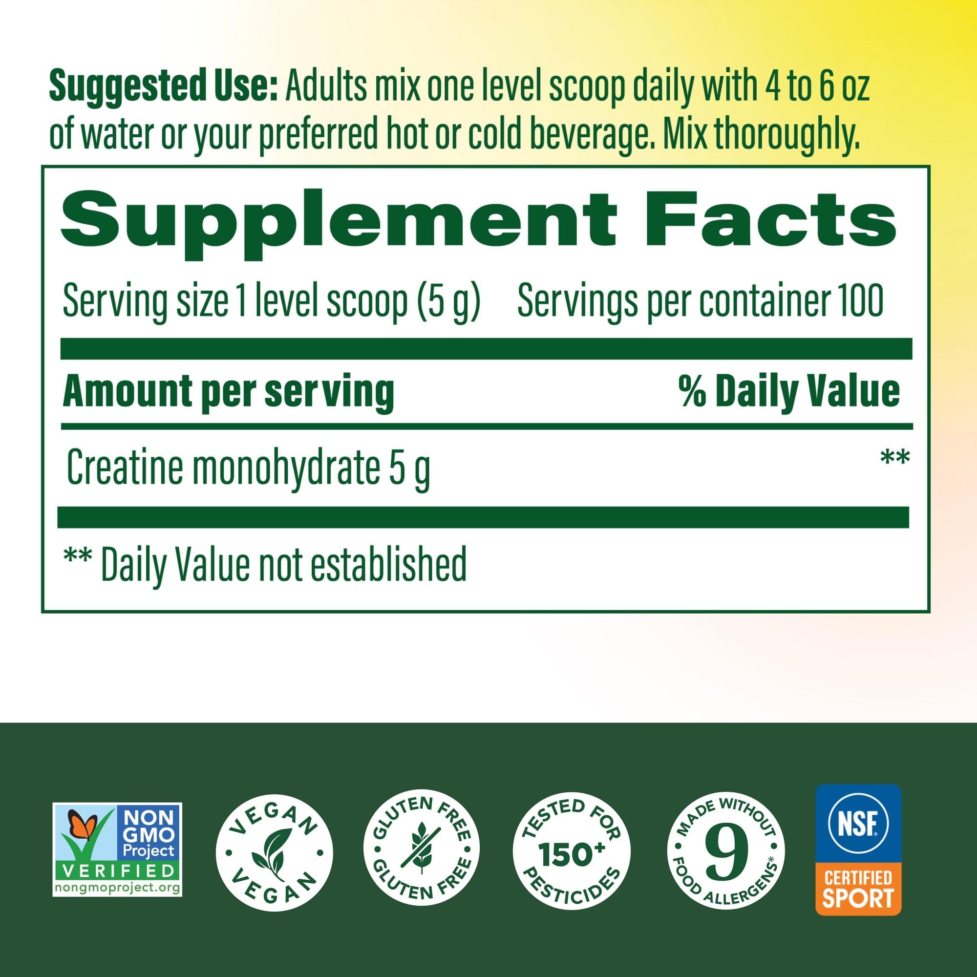 MegaFood Micronized Creatine Monohydrate Powder - Unflavored Post & Pre Workout Powder for Men & Women - Cognitive & Exercise Performance Support MegaFood buy supplements canada