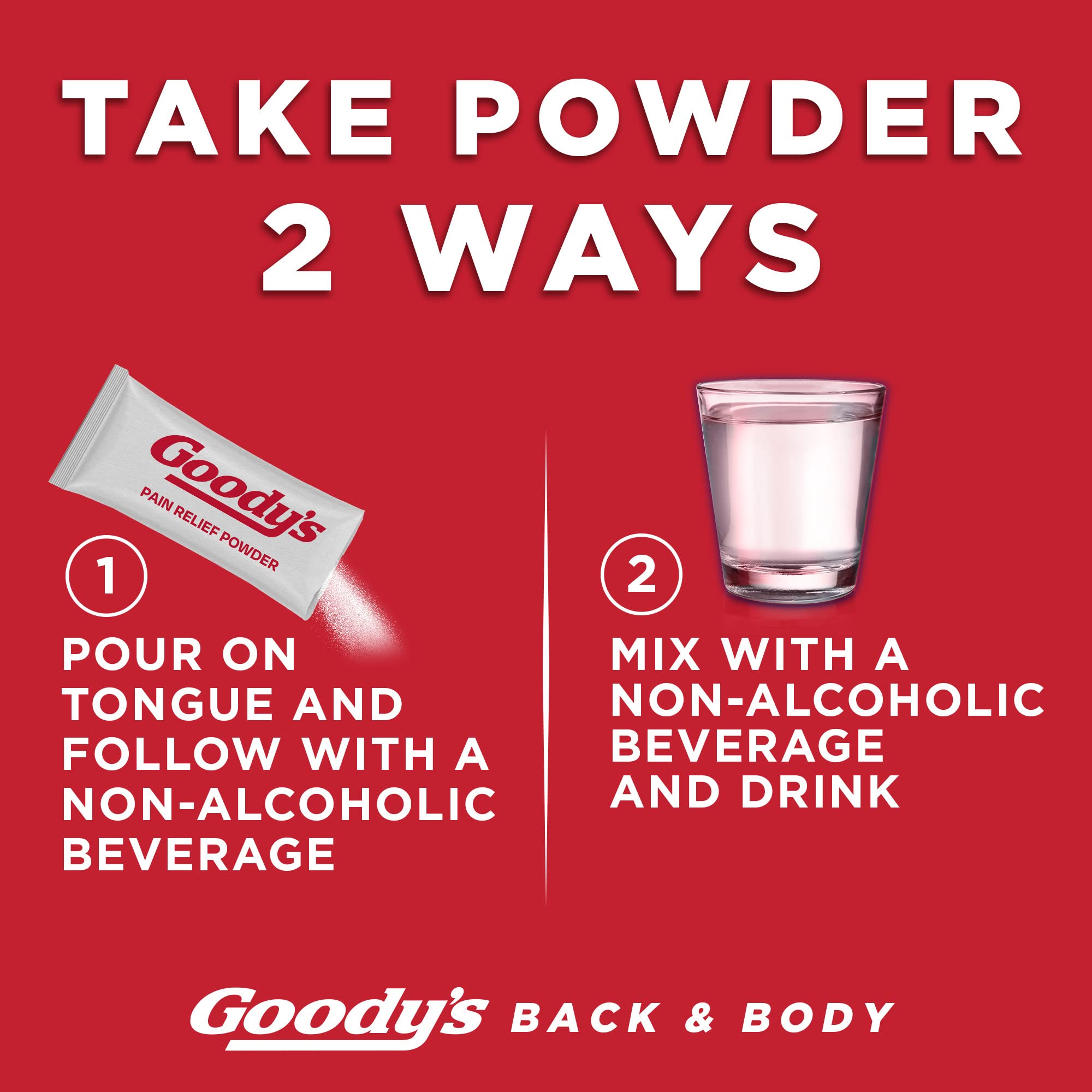 Goody's Back and Body Pain Relief Powder, 24 ct (Pack of 4) Goody's buy supplements canada