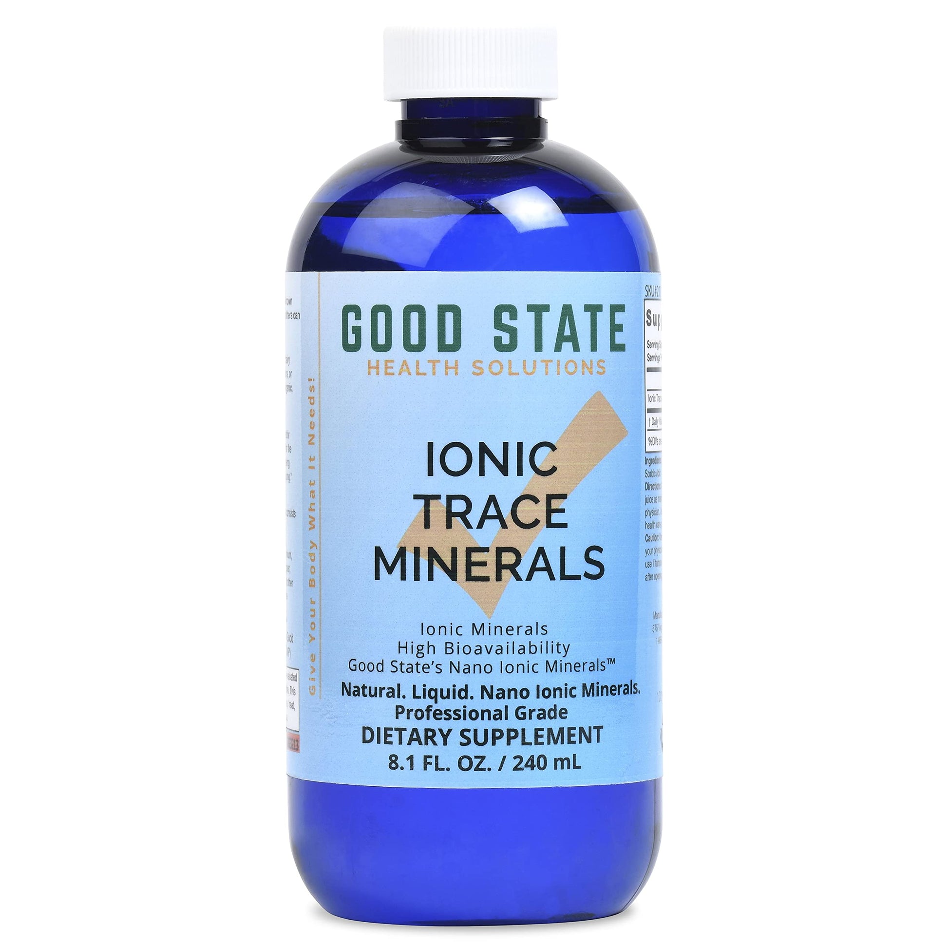 Good State Liquid Ionic Trace Minerals (96 servings at 125 mg - 8 fl oz) Good State buy supplements canada