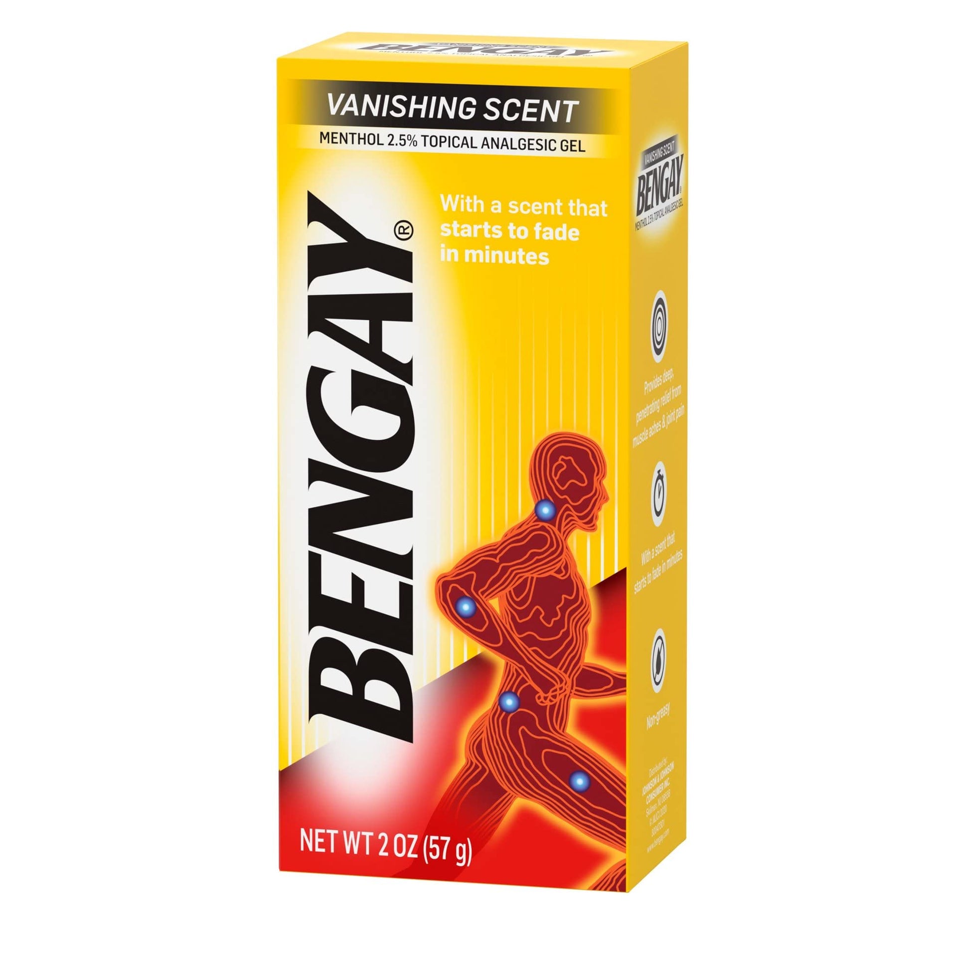 Ben Gay Vanish Scnt Size 2z Bengay Non-Greasy Vanishing Scent Pain Reliever Gel, Pack of 3 Johnson & Johnson buy supplements canada