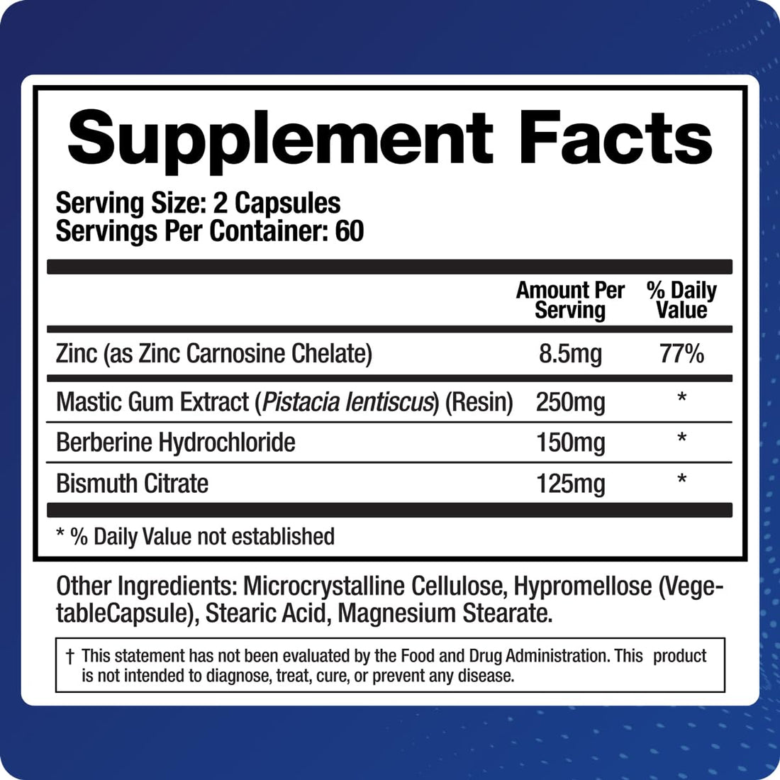 BioMatrix Pylor-X Gut Health Supplement – Mastic Gum, Berberine, Zinc Carnosine & Bismuth Salts for Gastric Support, Digestive Comfort, Stomach Lining Protection - (120 Capsules) 30-60 Day Supply BioMatrix buy supplements canada
