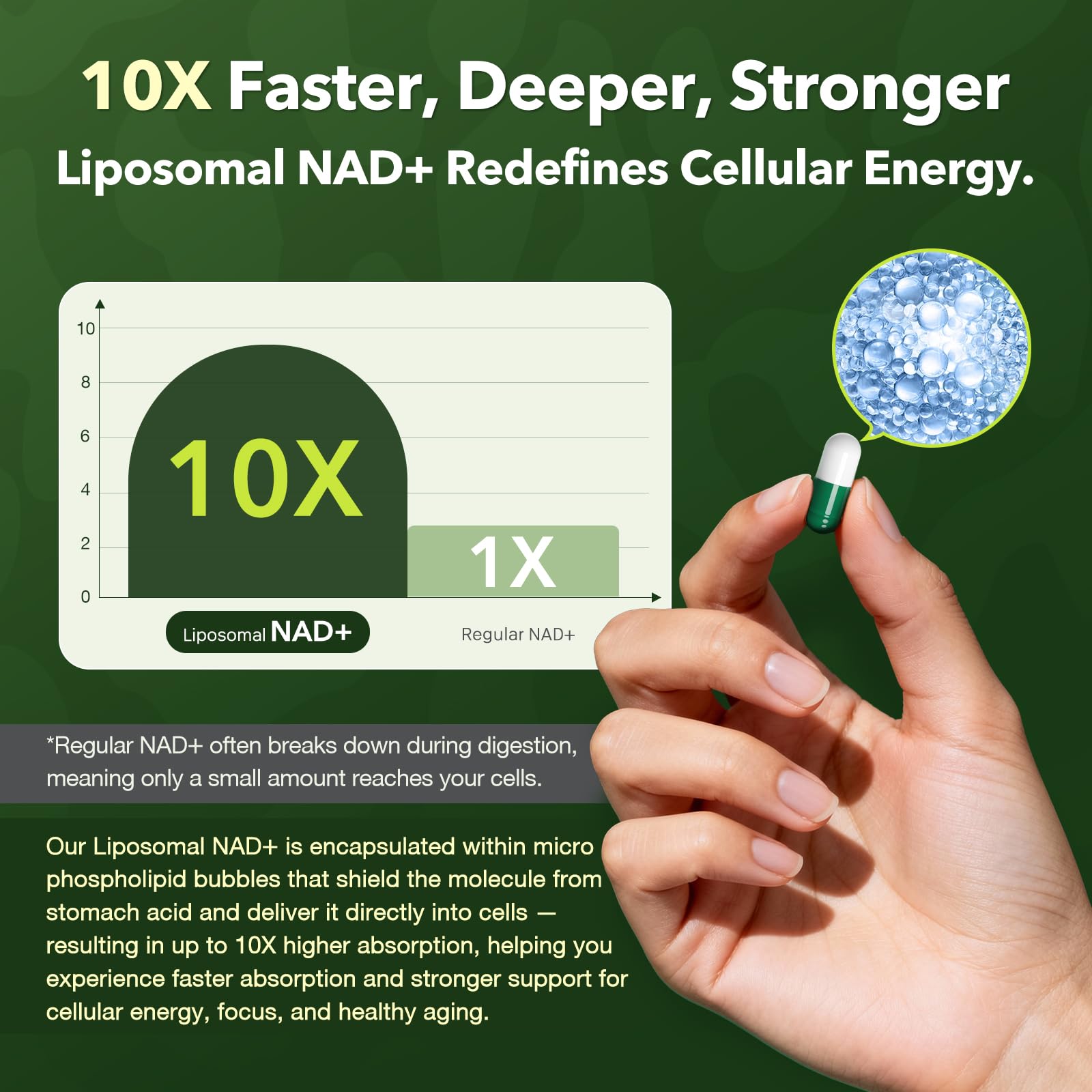 Nad Resveratrol Supplement 61800mg Per Bottle – Liposomal Nad+ Resveratrol for Women & Men – High Purity 1200mg Nad+ Supplement for Energy & Healthy Aging, Resveratrol, Quercetin, CoQ10 – 90 Counts VCBIRD buy supplements canada