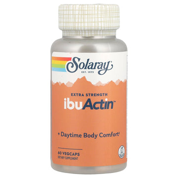 SOLARAY Ibuactin - Turmeric and Ginger Supplement for Men and Women, Body Comfort Supplement, Turmeric & Ginger Capsules - 60 Count VegCaps SOLARAY buy supplements canada