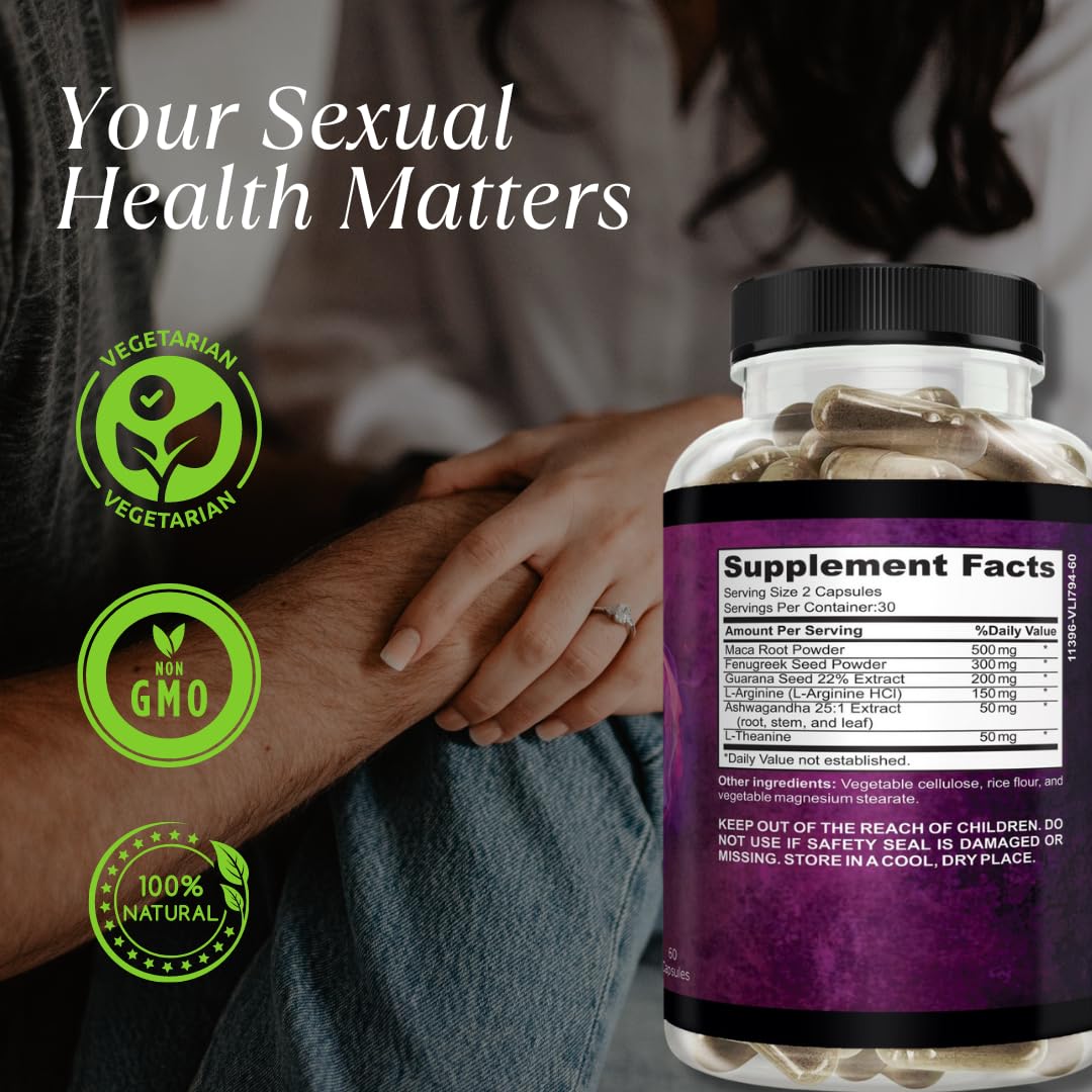 Waòm Wellness Crave – Women’s Desire Booster with Maca, Ashwagandha & L-Theanine – Natural Energy, Mood & Hormone Balance Support – 60 Vegan Capsules Waòm Wellness buy supplements canada