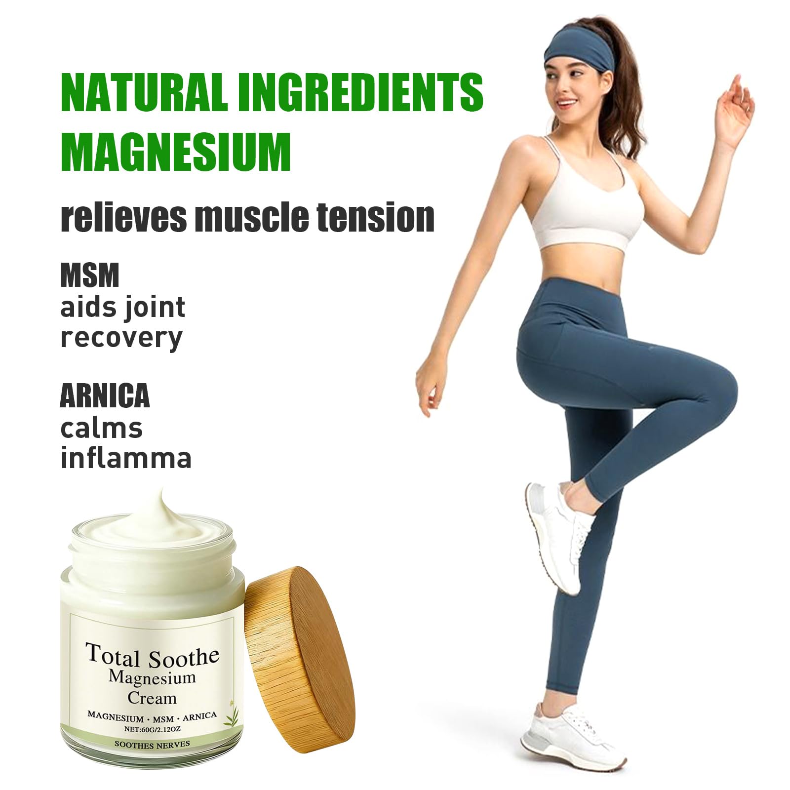TotalRelief Magnesium Cream - MSM & Arnica – Fast Absorbing, Joint Relief Cream with Mineral Delivery Formula,Non-Greasy Topical for Everyday Joint & Muscle Comfort Generic buy supplements canada