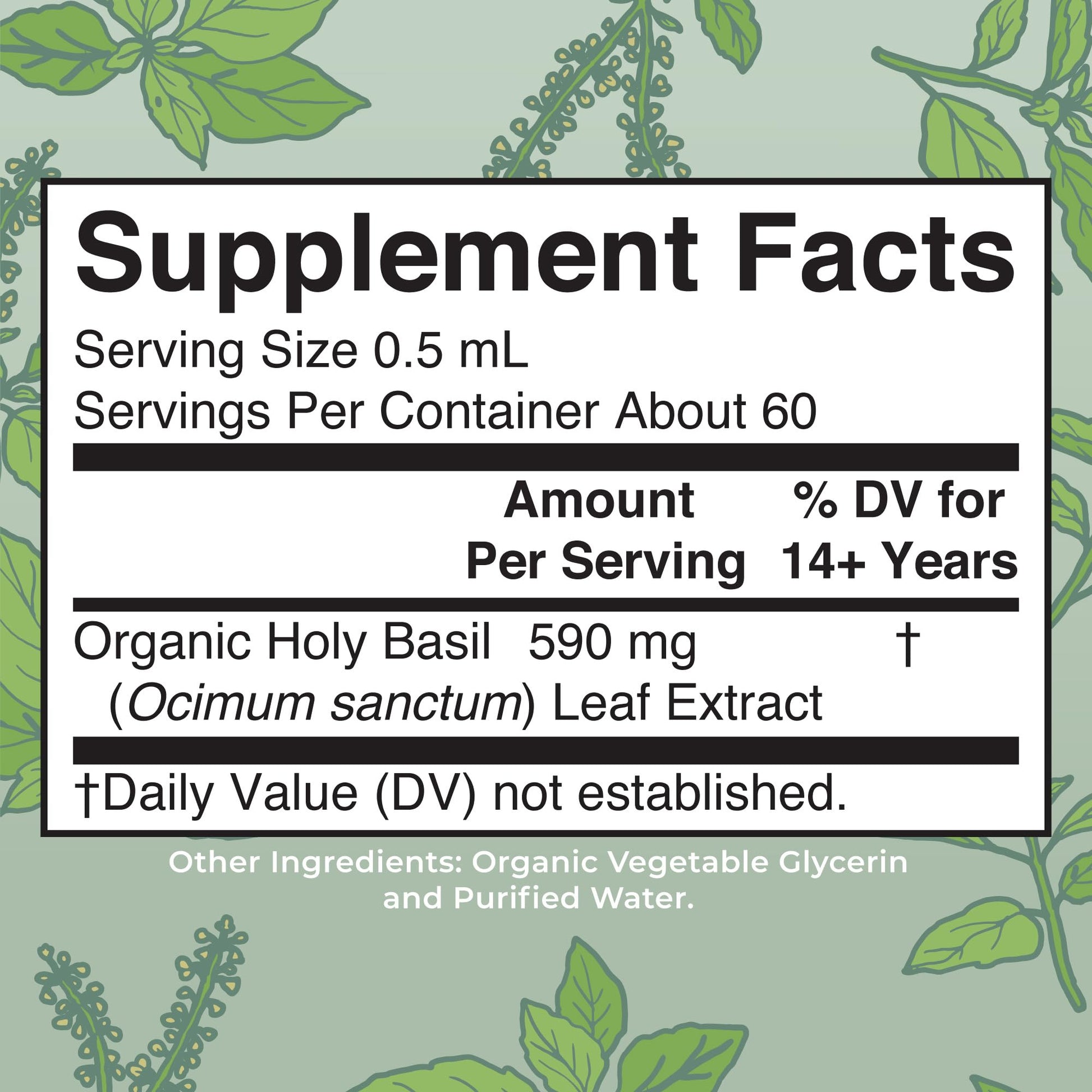 MaryRuth Organics Holy Basil Sugar Free | Tulsi Holy Basil Herbal Liquid Drops | Antioxidant | Cognitive Function | Digestive Support | Energy Levels | Vegan | Non-GMO | 1 Fl Oz MARYRUTH'S buy supplements canada