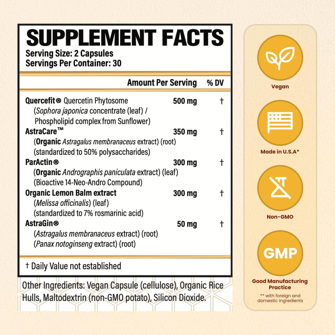 CHOQ Armor - Vegan Capsules - Professional-Grade Immune Defense - 20x Absorption Quercetin Phytosome - Andrographis - Astragalus - Supports Healthy Histamine Levels CHOQ buy supplements canada