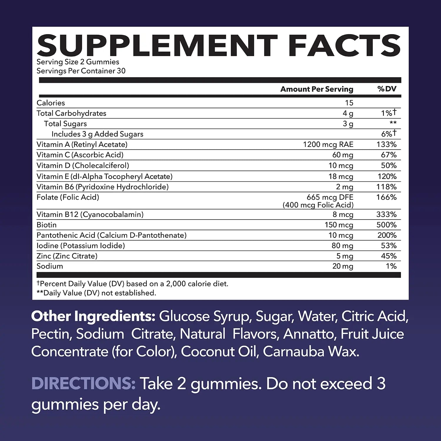 Multivitamin Gummies for Adults - Daily Gummy with Vitamin C, D, and Zinc for Men and Women - 60 Count - GLP-1 Nutritional Support HAVASU NUTRITION buy supplements canada