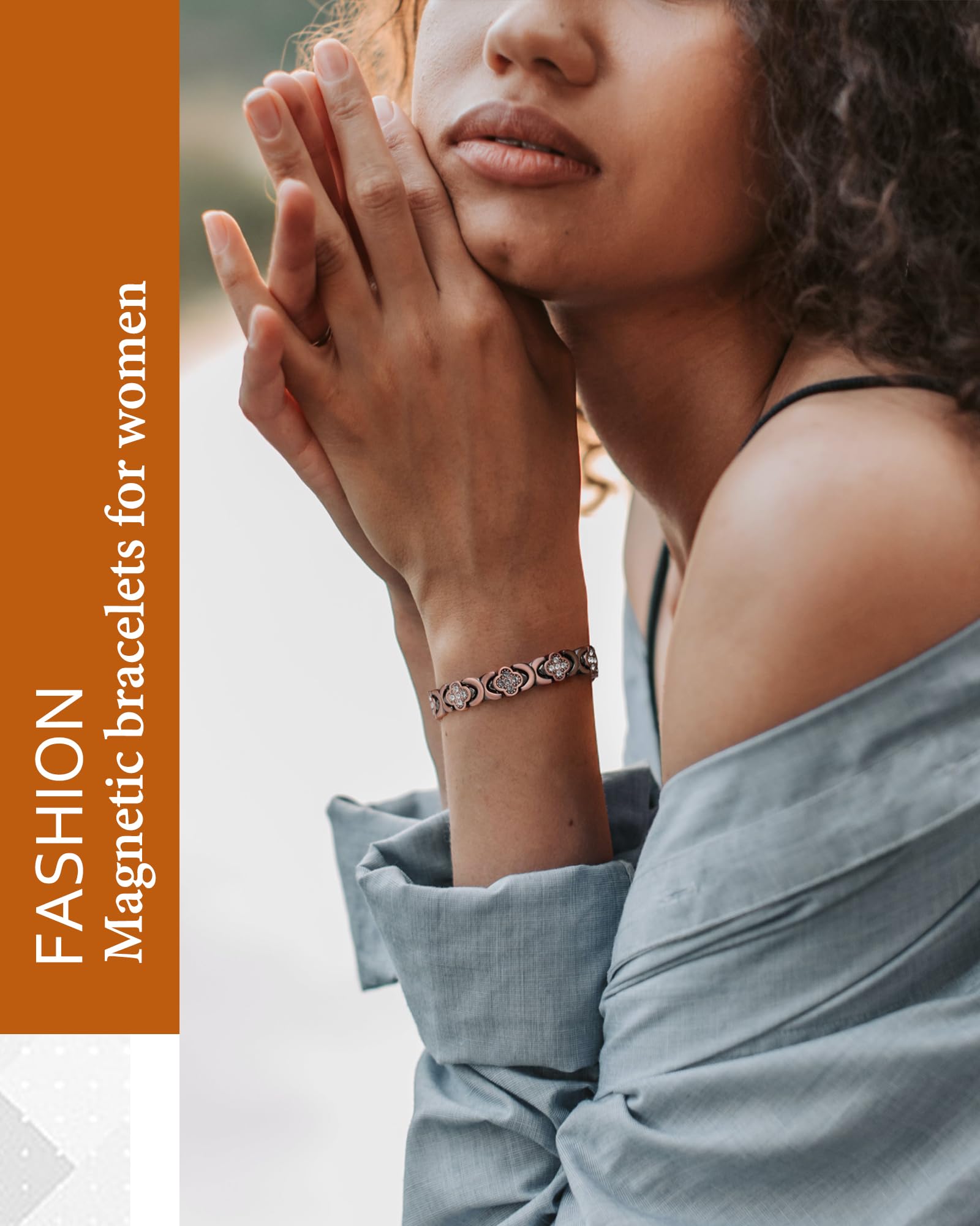 Jecanori Women's Pure Copper Bracelet, Ultra Strength Magnetic Copper Bracelets for Women Jecanori buy supplements canada