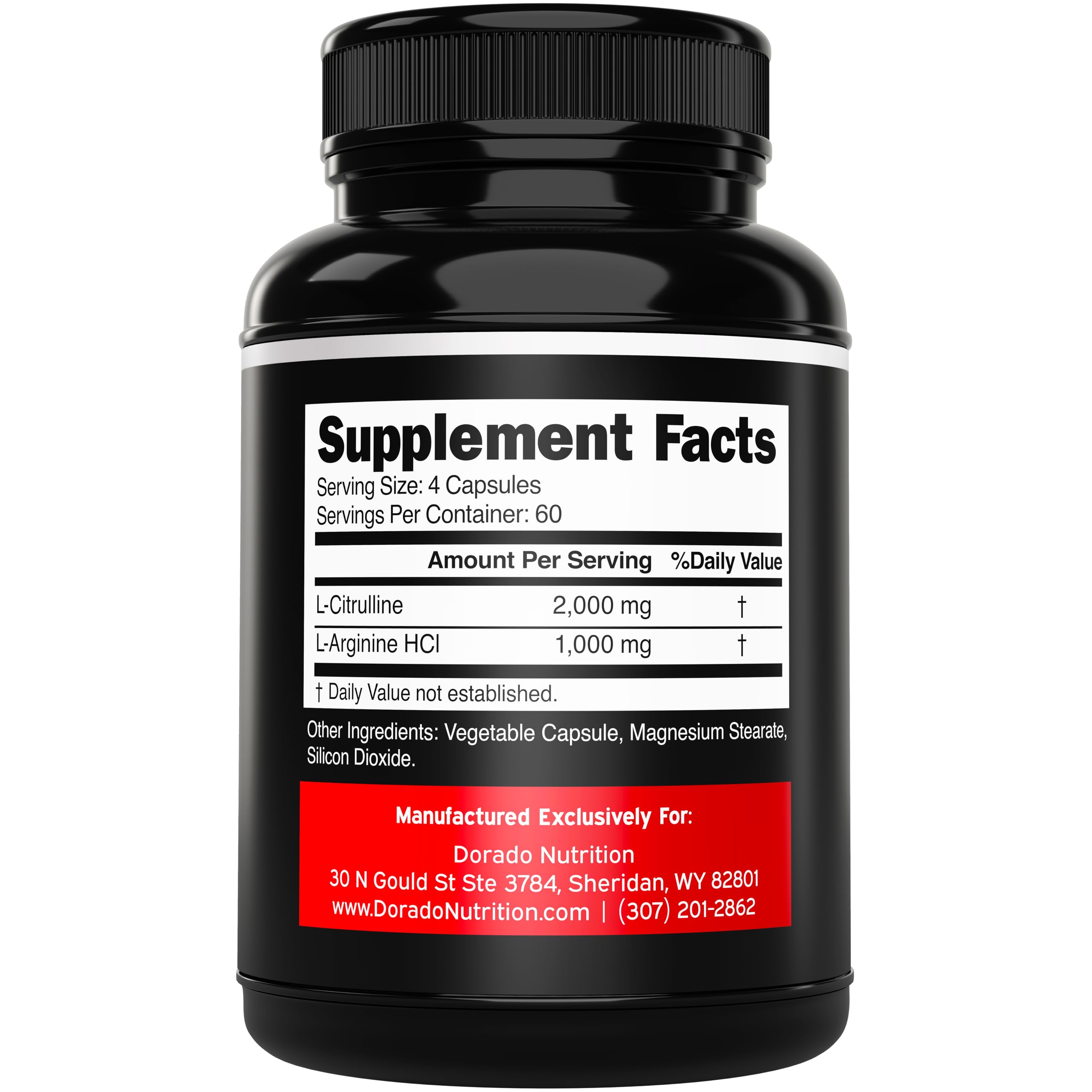 L Arginine L Citrulline Supplement 3000mg (240 Capsules) Nitric Oxide Pills for Men - Stamina, Endurance, Performance for Workouts - NO Supplements for Men DORADO NUTRITION buy supplements canada