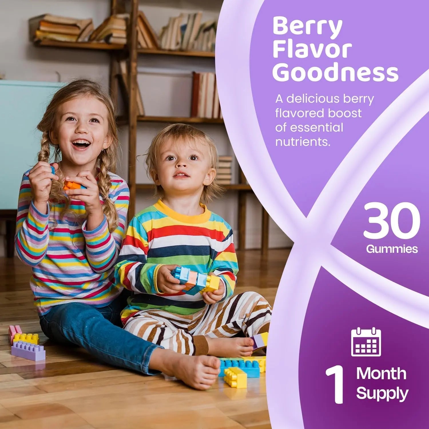 ZettoA Daily Multivitamins for Kids Ages 2+, Berry Gummies with 11 Essential Vitamins & Minerals for Immune Support ZettoA buy supplements canada