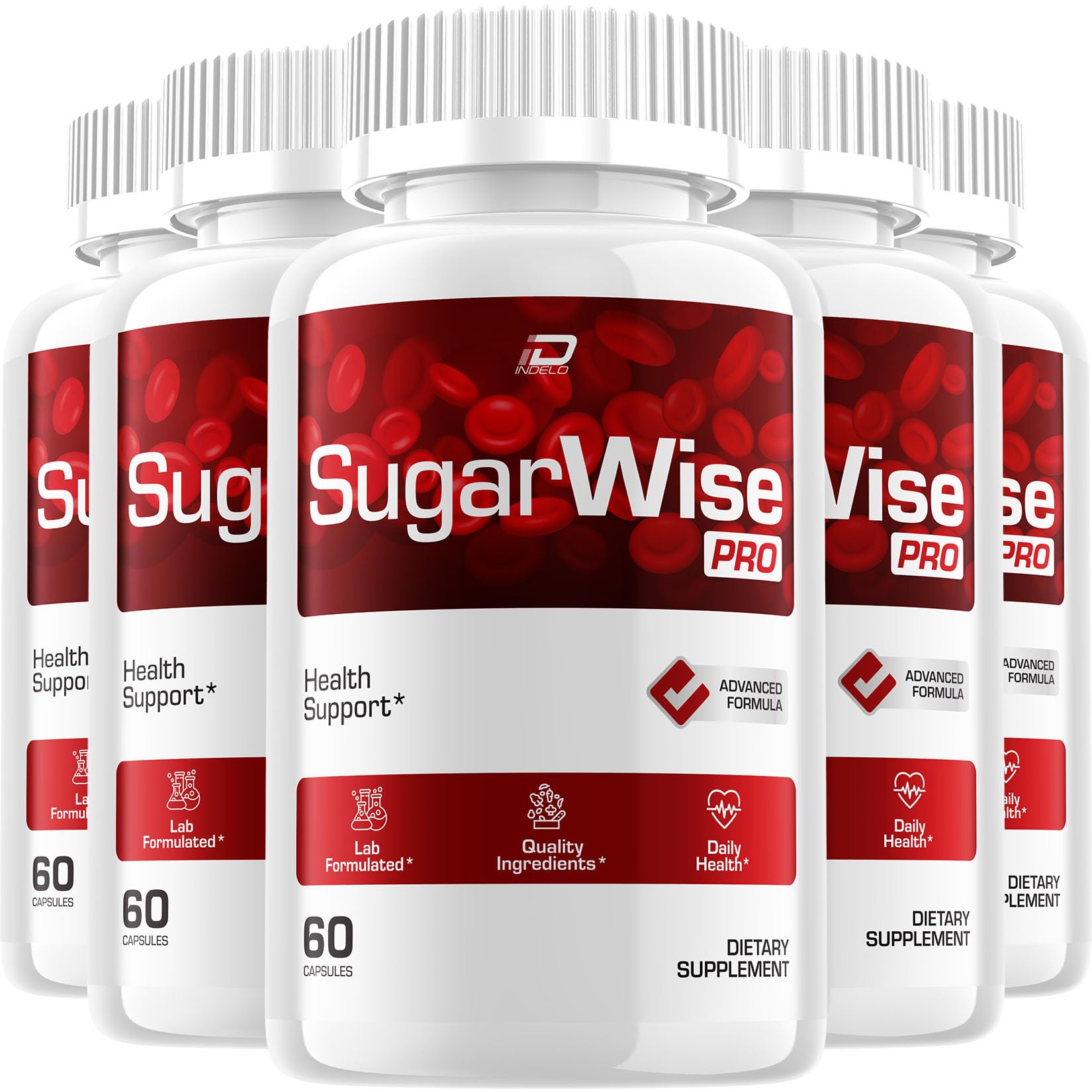 SugarWise Capsules – SugarWise Pro Natural Blend Daily Health Vitamins Supplement (5 Pack - 300 Capsules) Indelo buy supplements canada