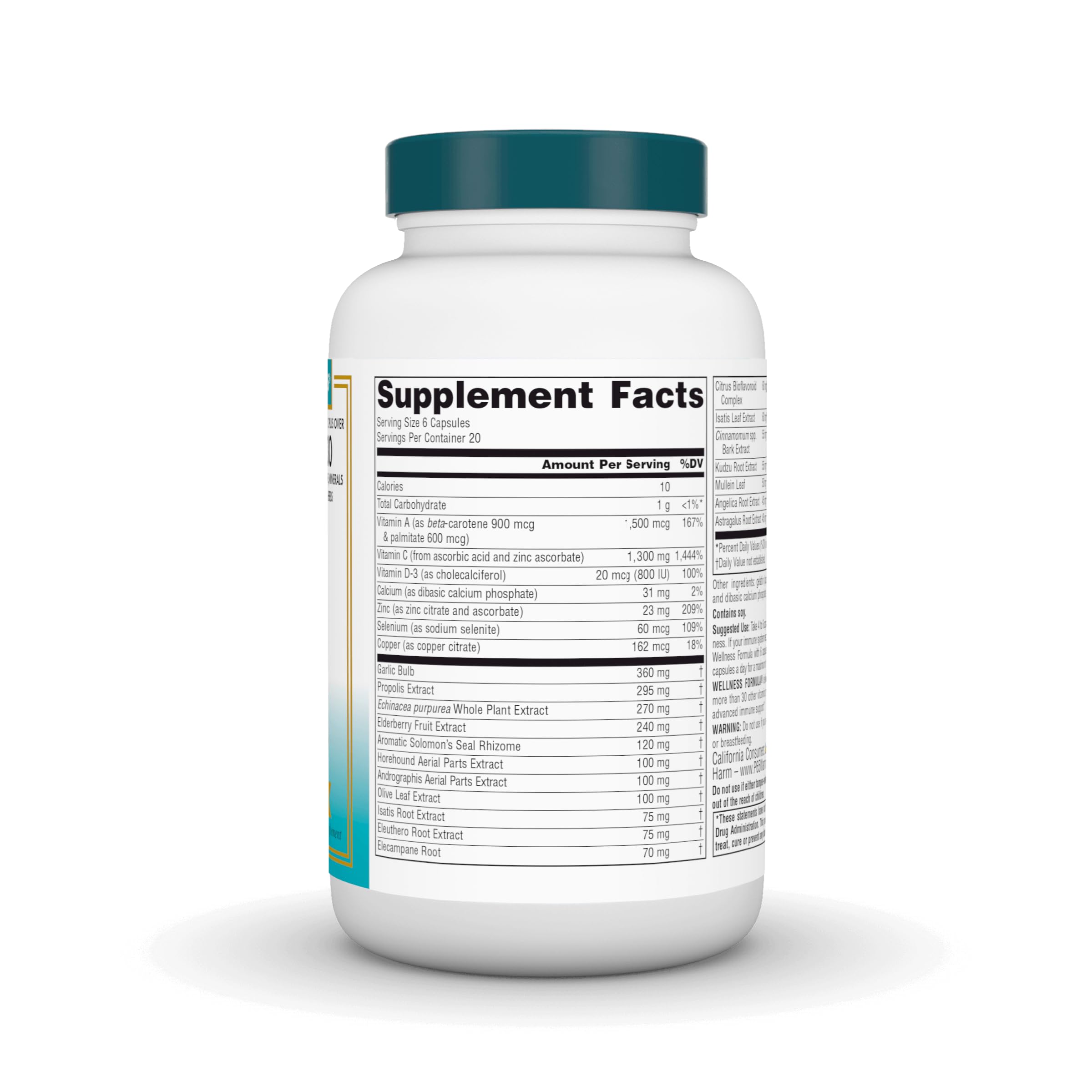Source Naturals Wellness Formula Bio-Aligned Vitamins & Herbal Defense for Advanced Immune Support* - Dietary Supplement & Immunity Booster - 120 Capsules Source Naturals buy supplements canada