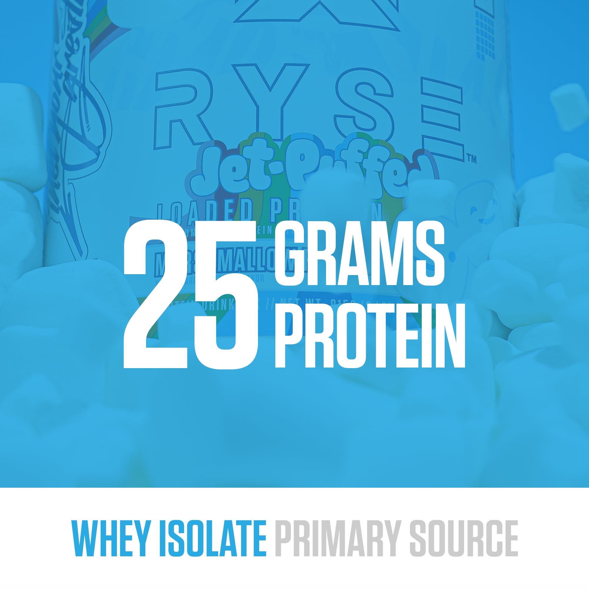 RYSE Loaded Protein Powder - Jet-Puffed Marshmallow - 25g Whey Protein Isolate & Concentrate with Prebiotic Fiber & MCTs - Low Carb, Low Sugar, Digestive-Friendly - 27 Servings / 2 lb Tub RYSE Up Supplements buy supplements canada