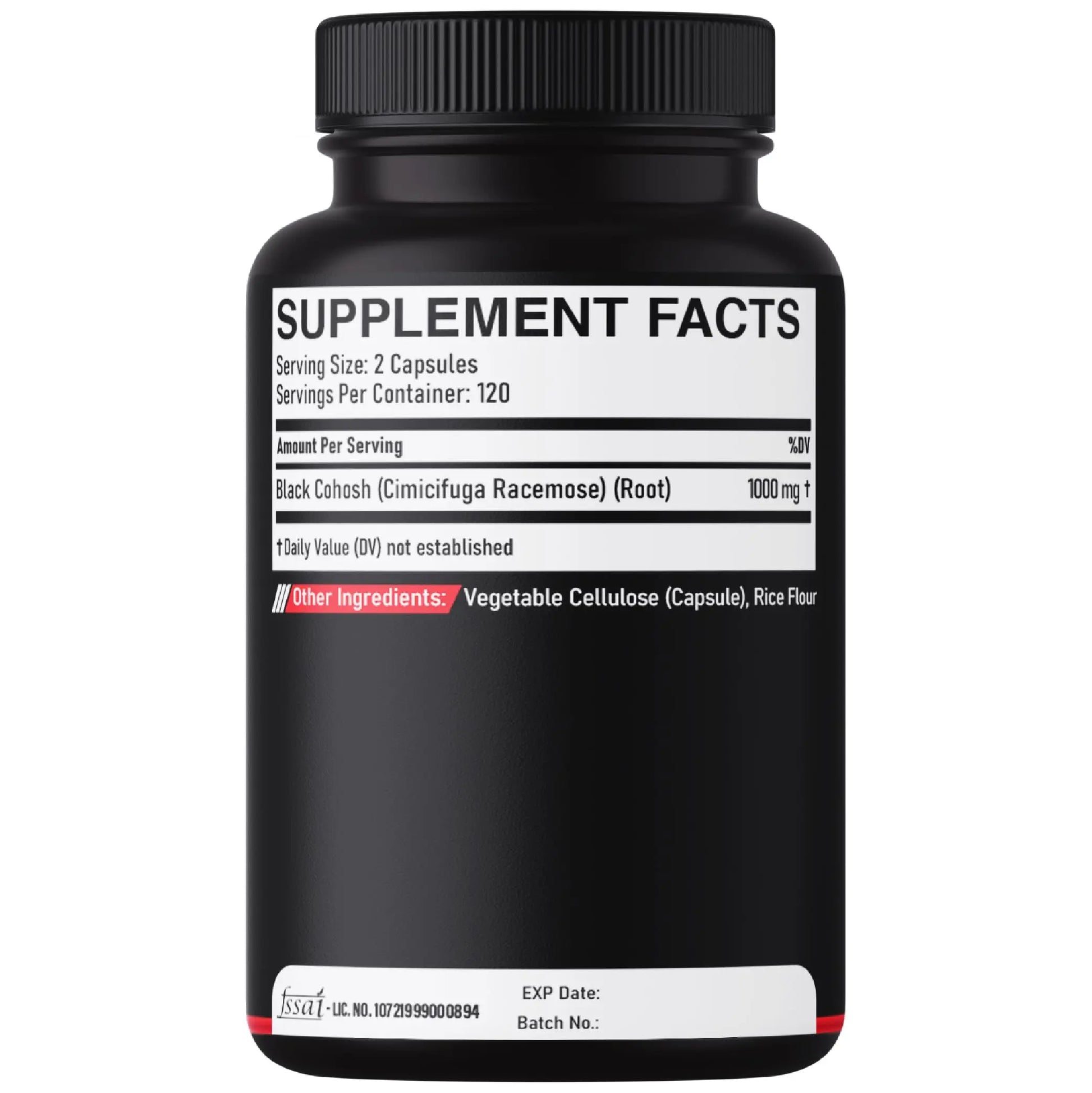 DEDICAD 1000mg Black Cohosh for Menopause Hot Flashes - 240 Capsules for 4-Month Supply - Support for Body Management, Women's Health & Immune System DEDICAD buy supplements canada