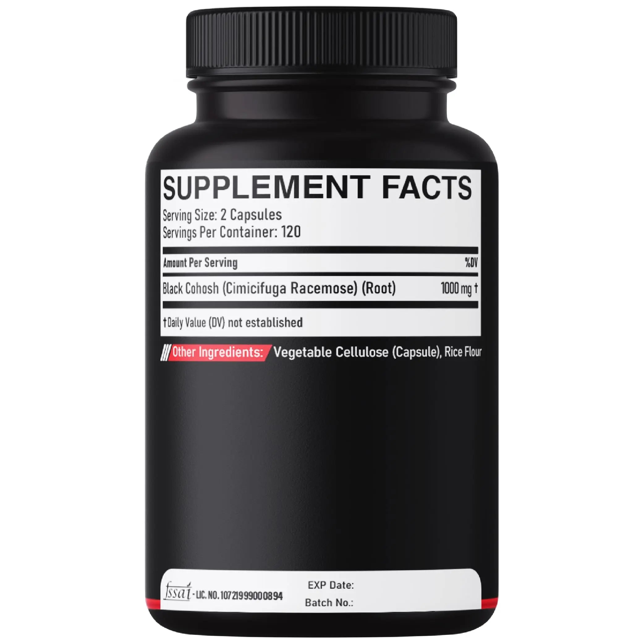 DEDICAD 1000mg Black Cohosh for Menopause Hot Flashes - 240 Capsules for 4-Month Supply - Support for Body Management, Women's Health & Immune System DEDICAD buy supplements canada