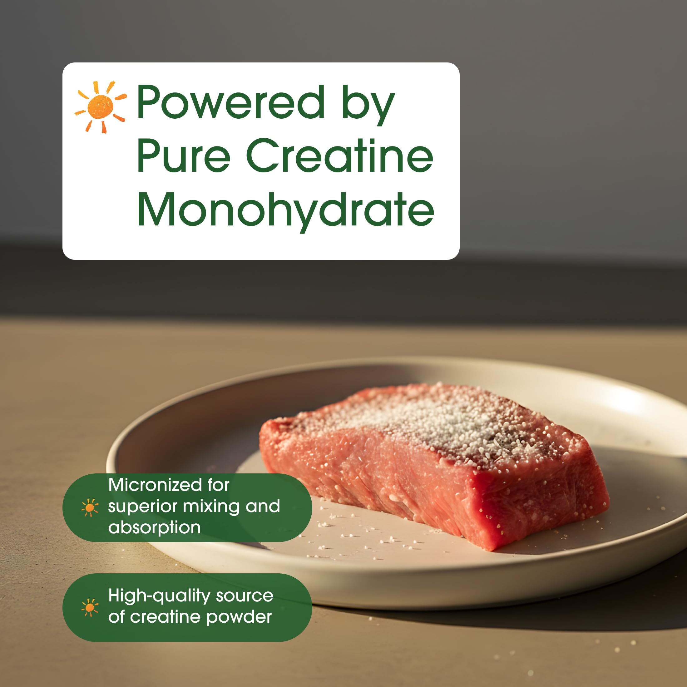 NatureBell Creatine Monohydrate Powder - 500g - Micronized Powder - Delivers 5,000mg Creatine Per Serving - Pre-Workout or Post-Workout Support* NatureBell buy supplements canada